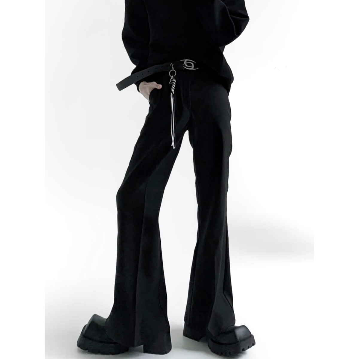 Tassel Flare Trousers