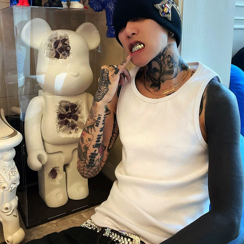 Midnight Gallery Ribbed Tank