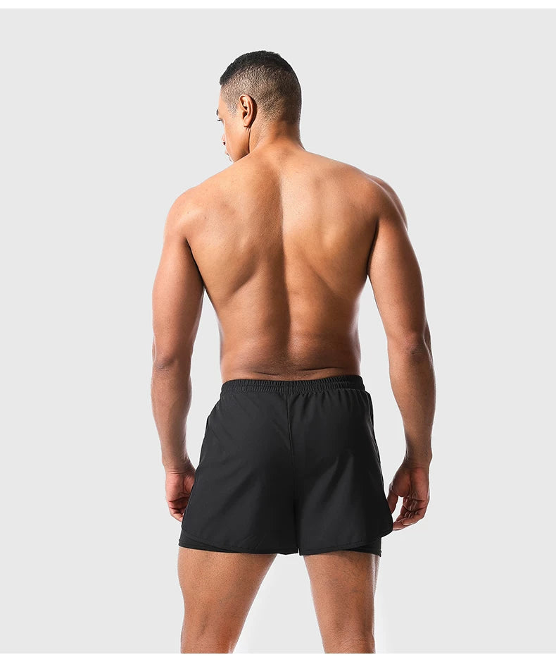 Twin-Layer Rapid-Dry Shield Swim Shorts