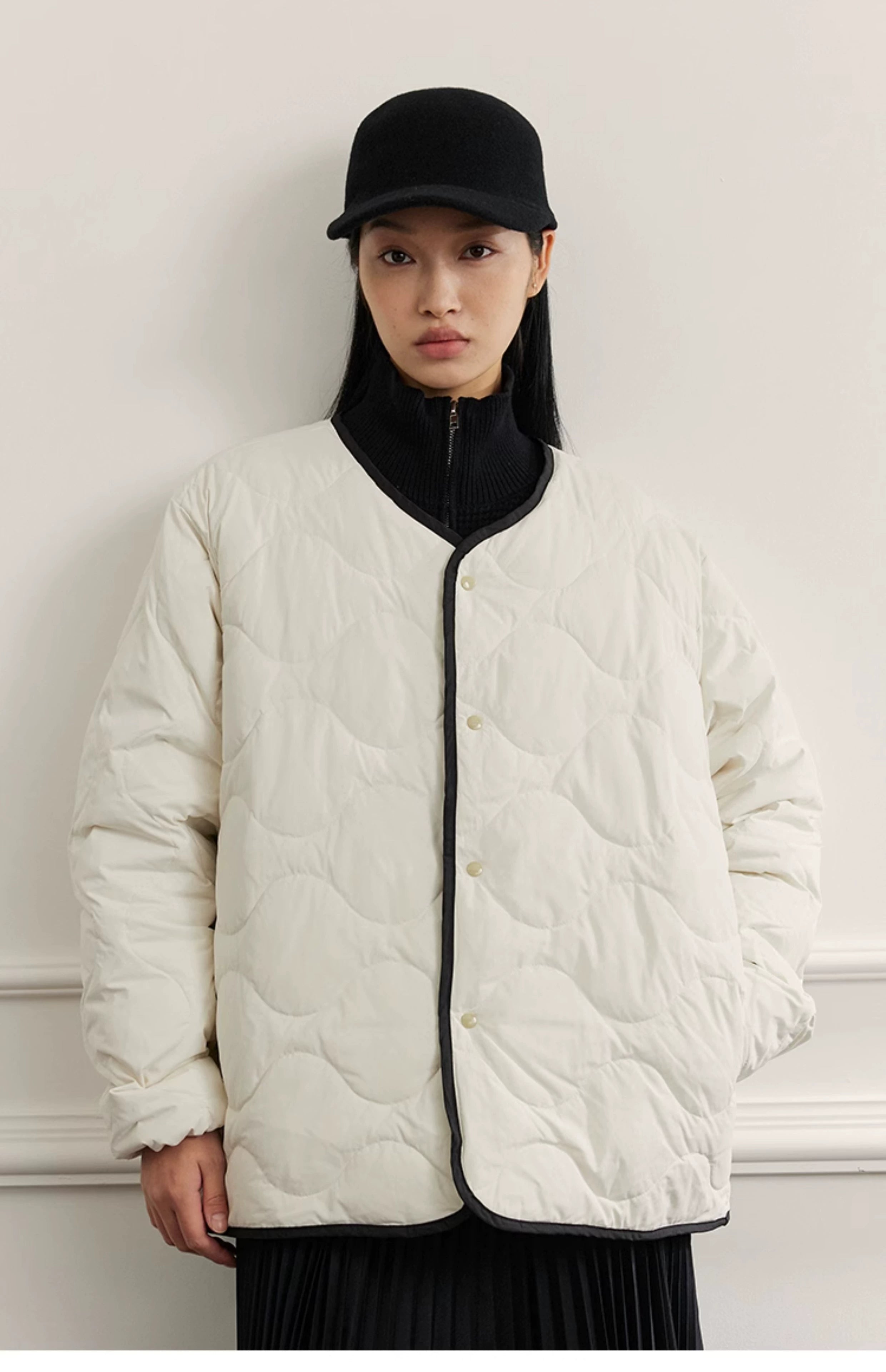 Short Double-Sided Down Jacket