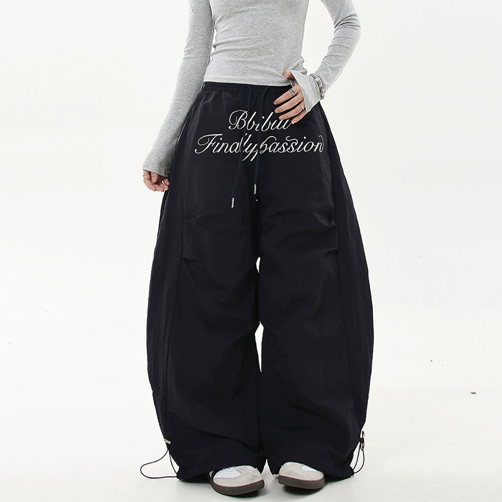 Scripted Devotion Parachute Pants