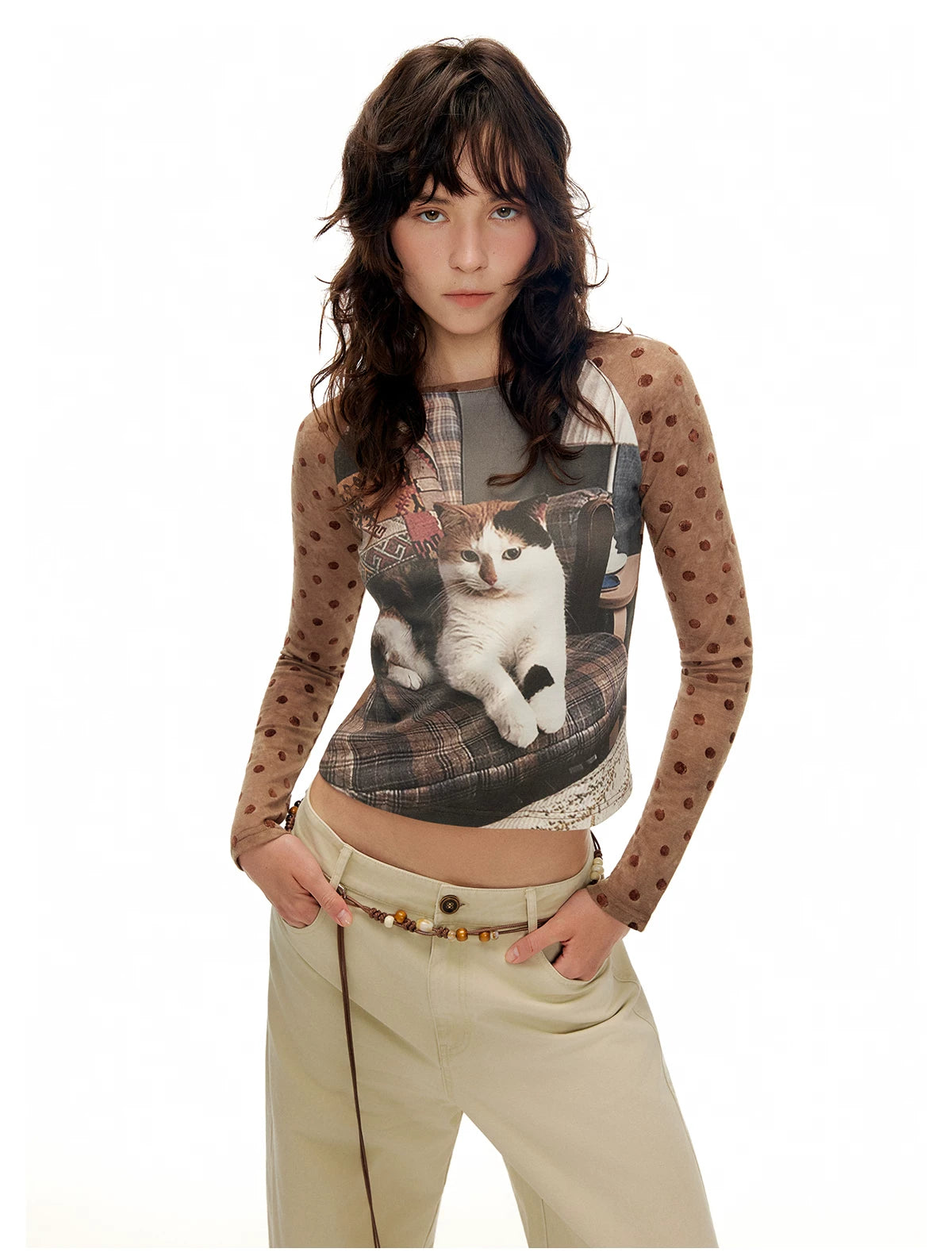 Studio Whiskers Retro Mesh Tees