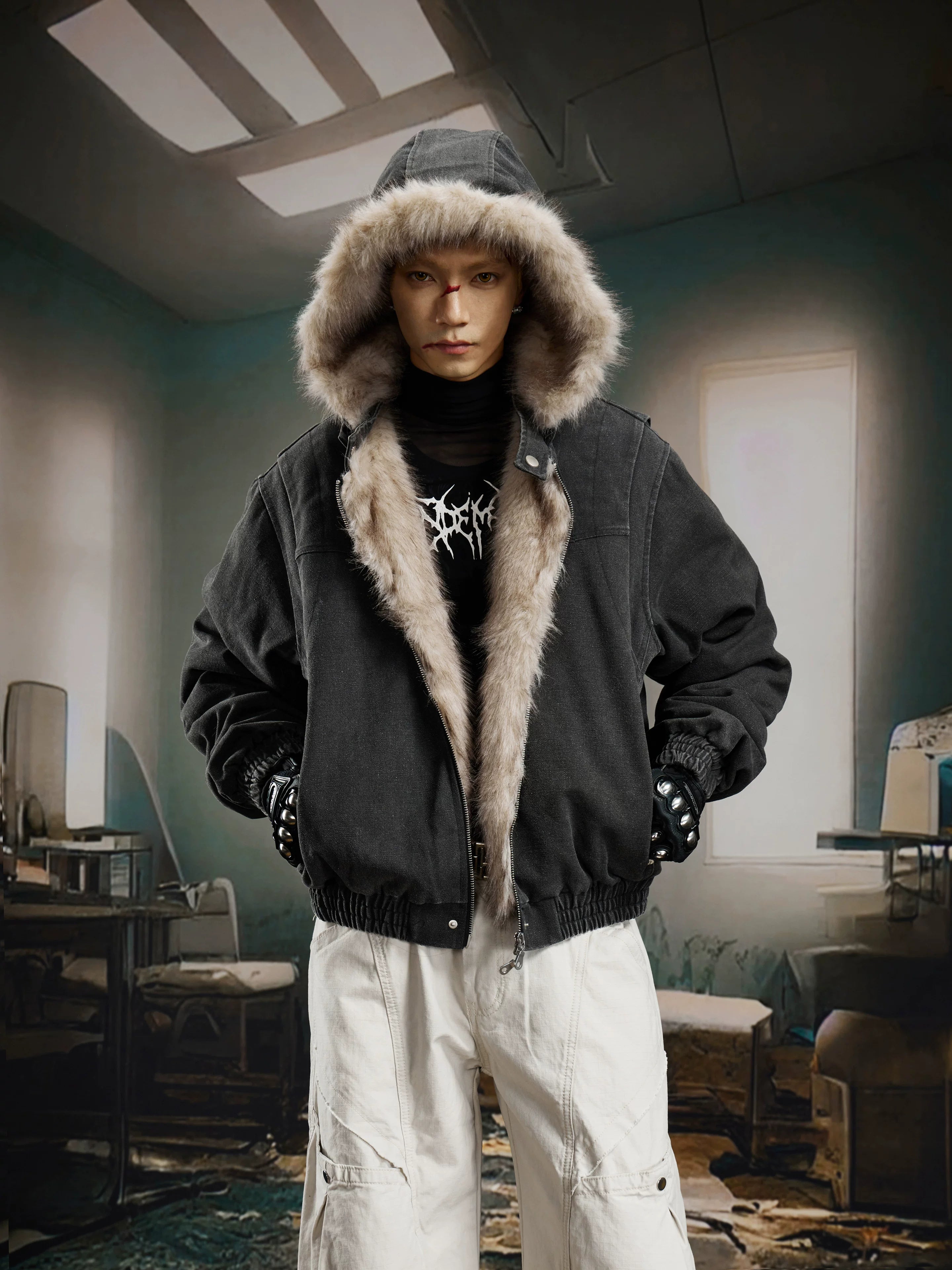 Frostlined Canvas Nomad Hooded Jacket
