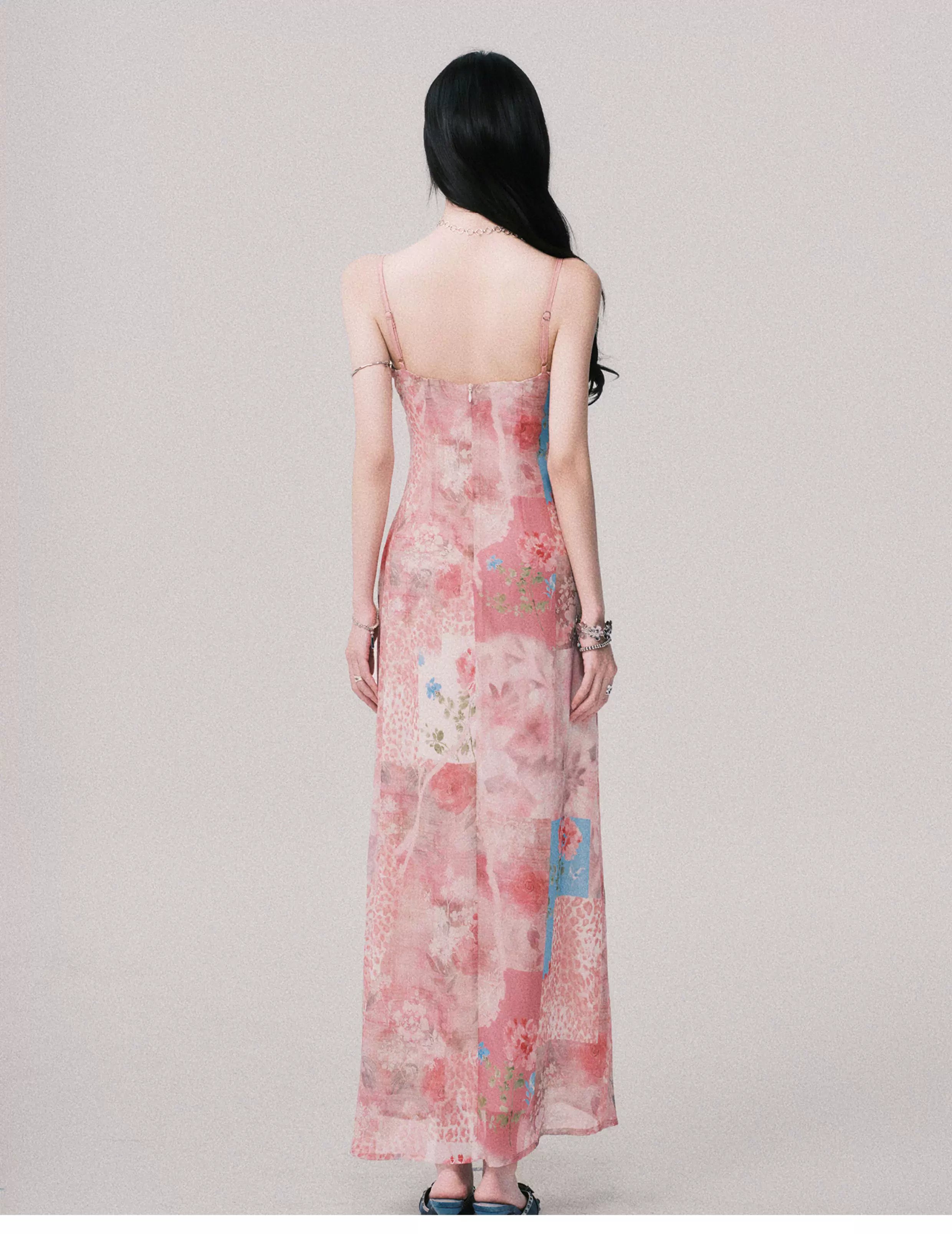 Rose Mosaic Daydream Maxi Dress