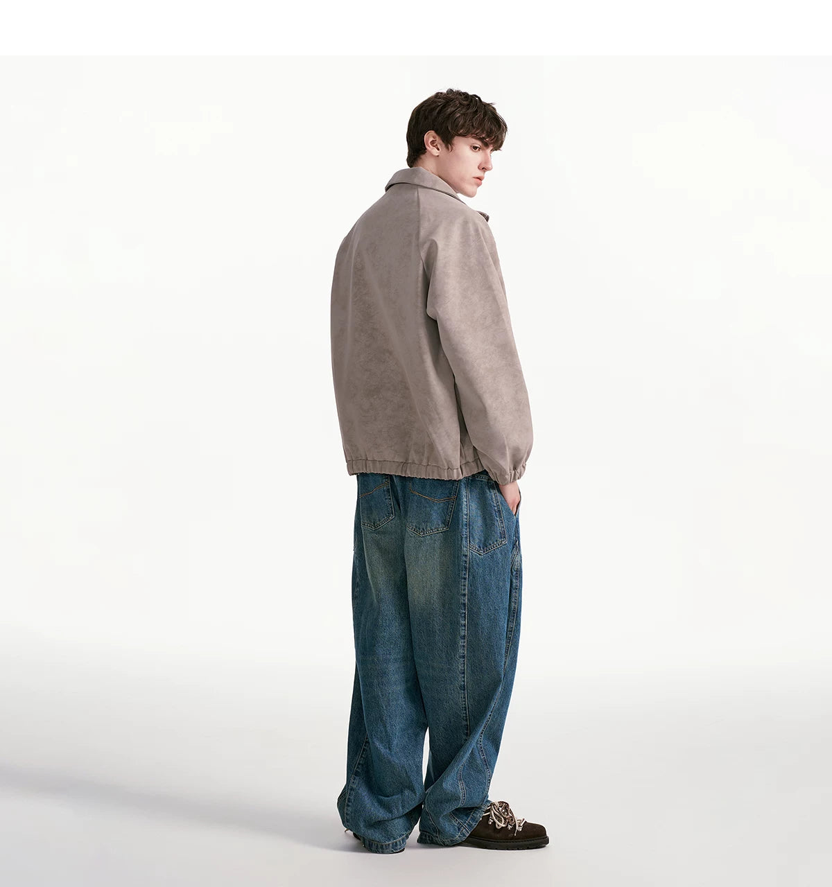 Cinderlock Buckle High‑Neck Jacket