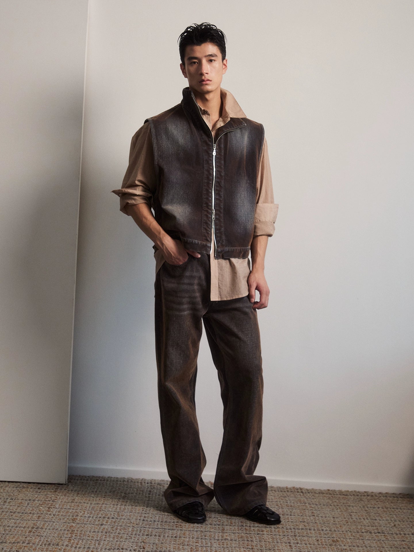 Rust Vintage Flare Jeans