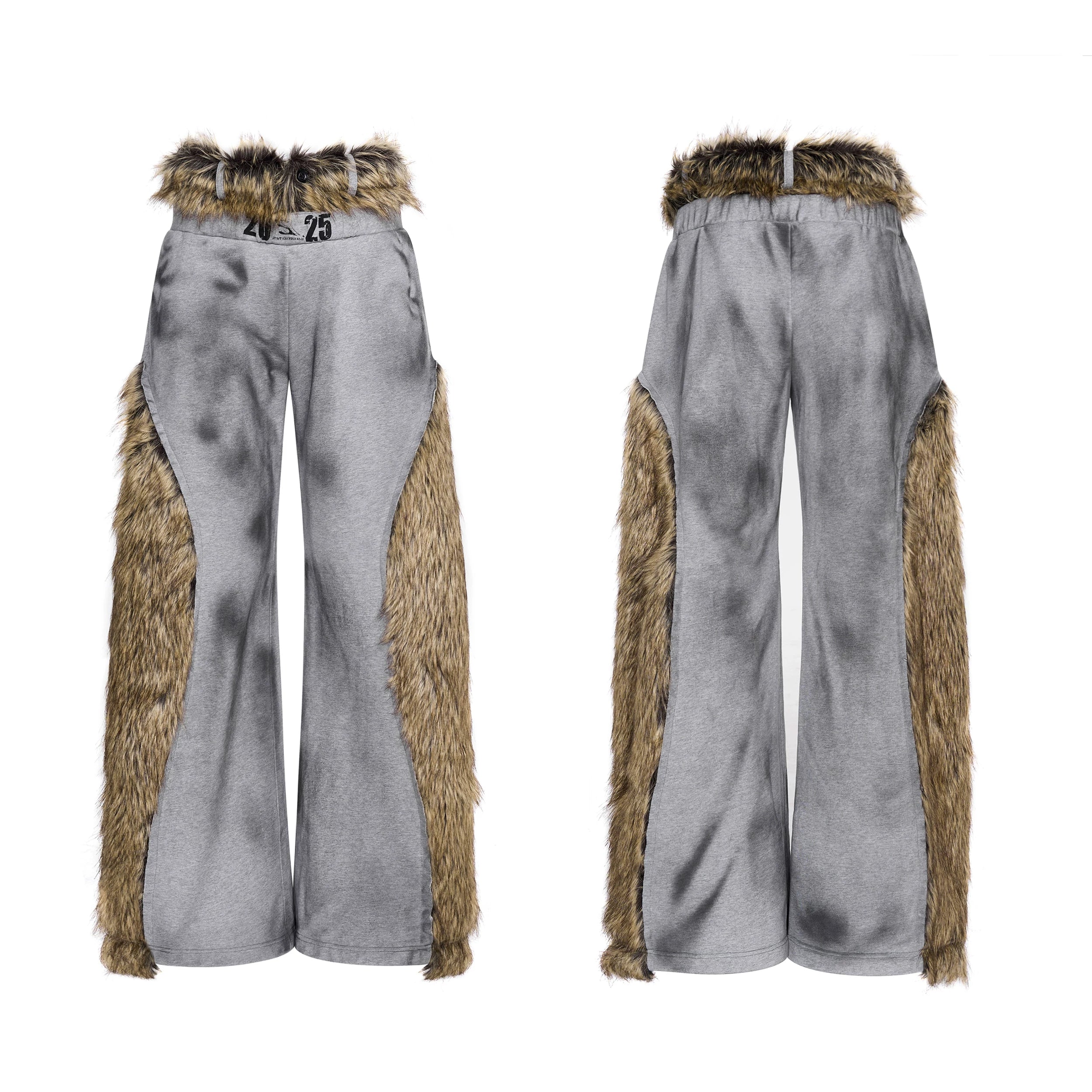 Frost Faux‑Fur Hooded Jacket and Pants Setup