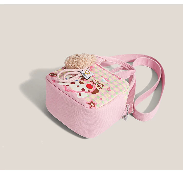 Apple Puppy Romantic Mini Tote