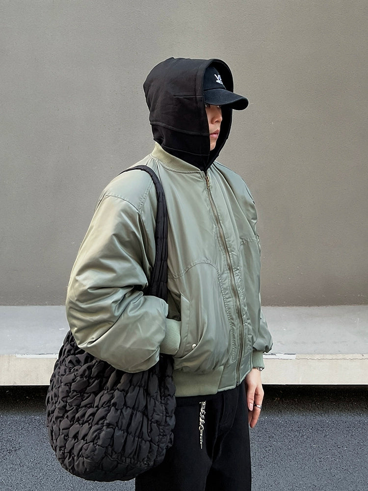 Verdant Ember Street Bomber Jacket