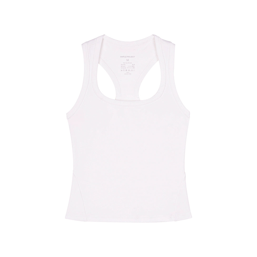 Essential Ribbed Racerback Tank Top