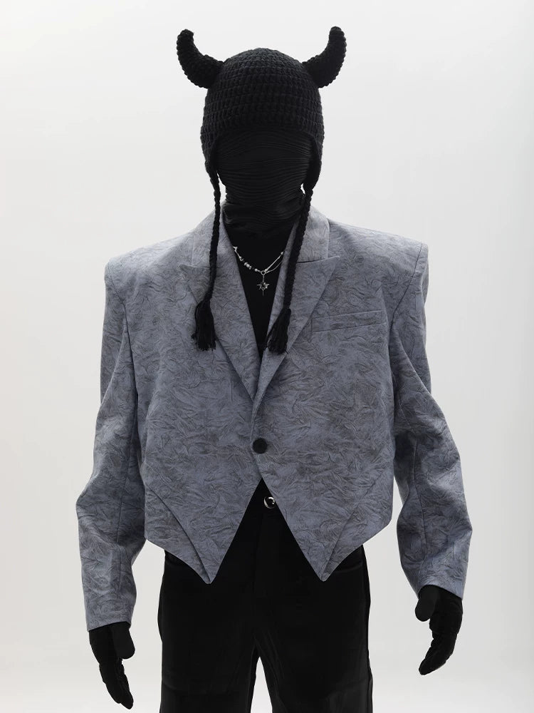 Veil Asymmetric Cropped Blazer