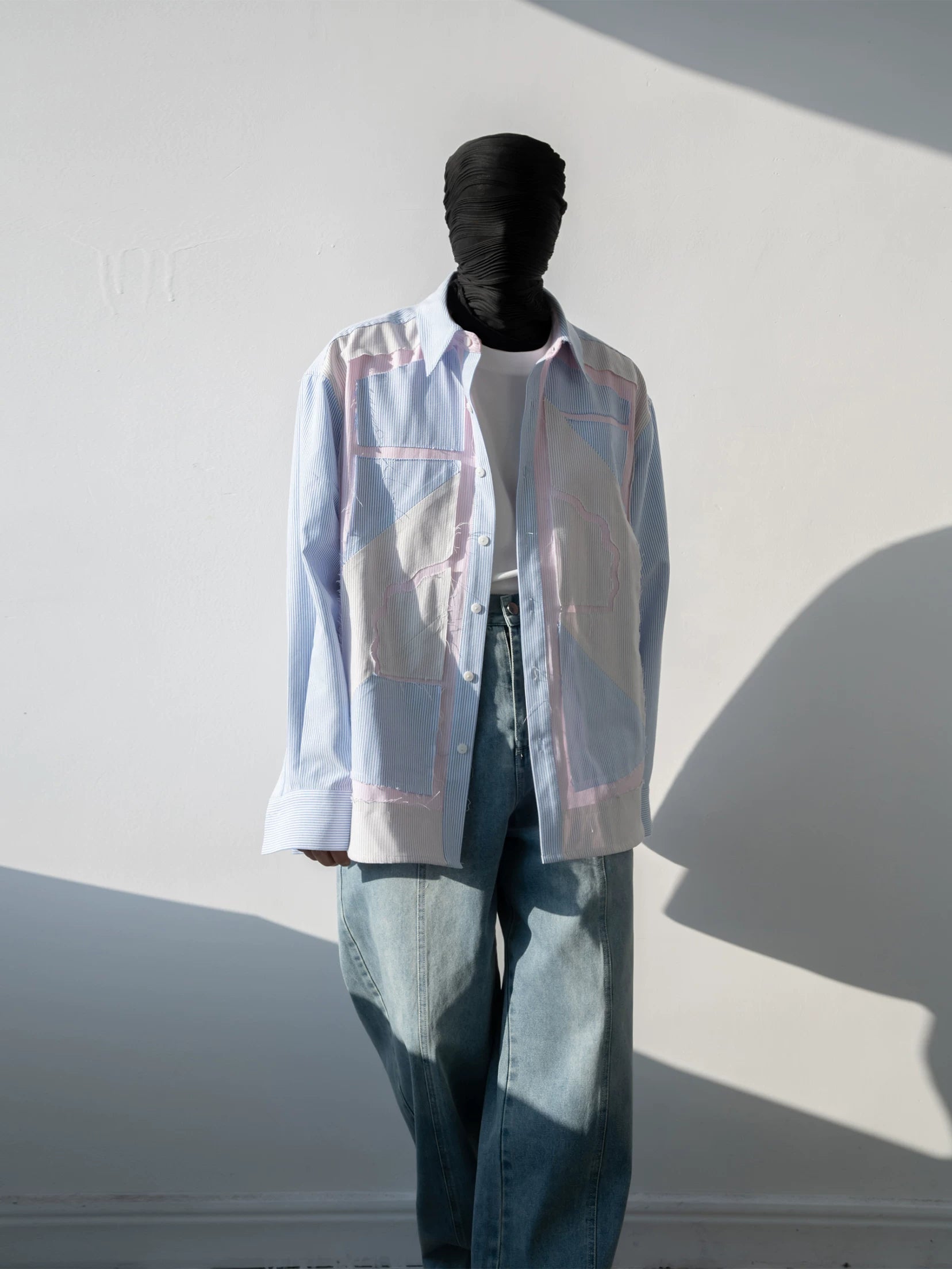 Candy Prism Patchwork Stripe Shirt