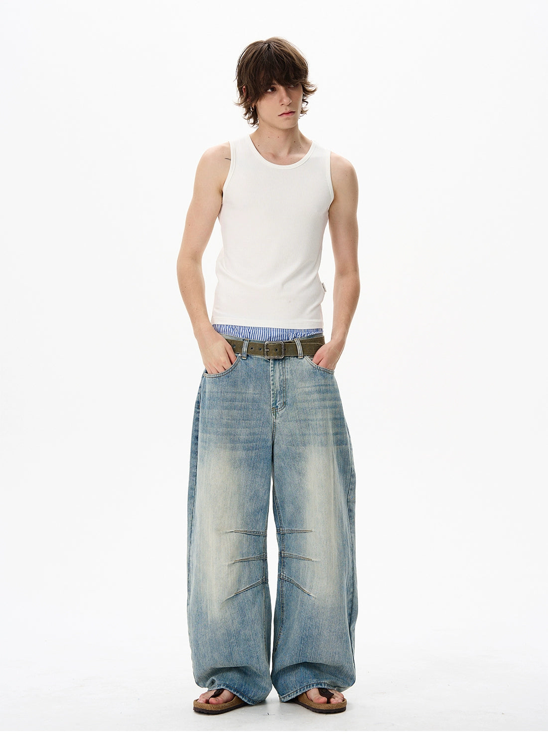 Ribbed Cotton Tank Top