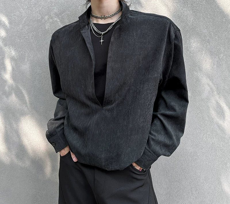 Ash Eclipse Cutout Layered Shirt