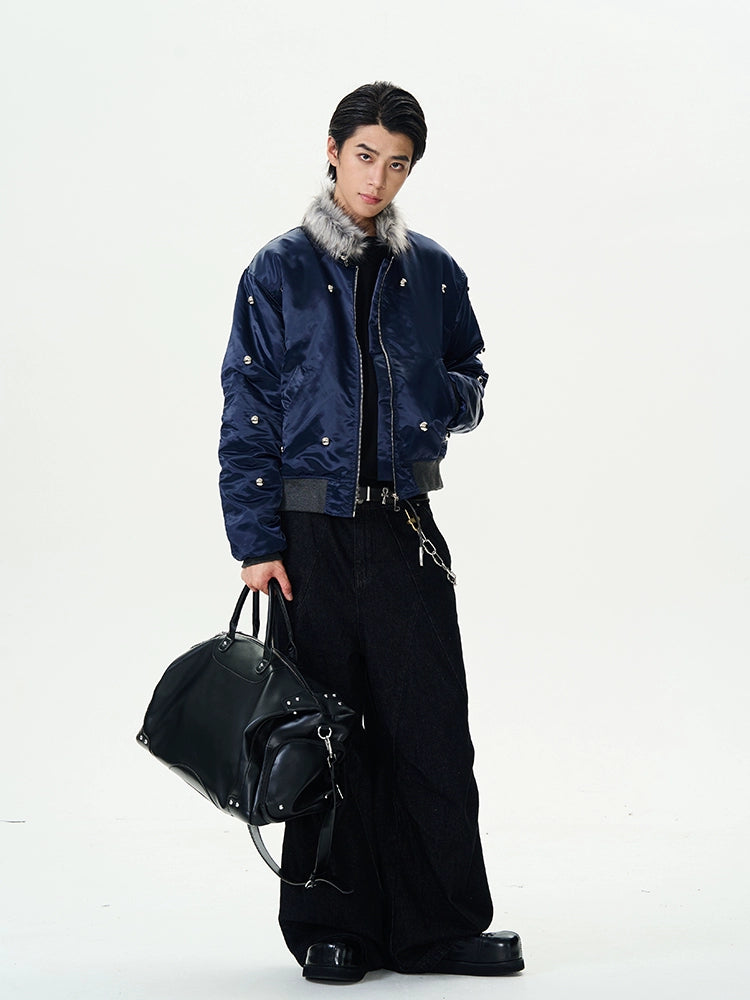 Frosted Orbit Bomber Jacket