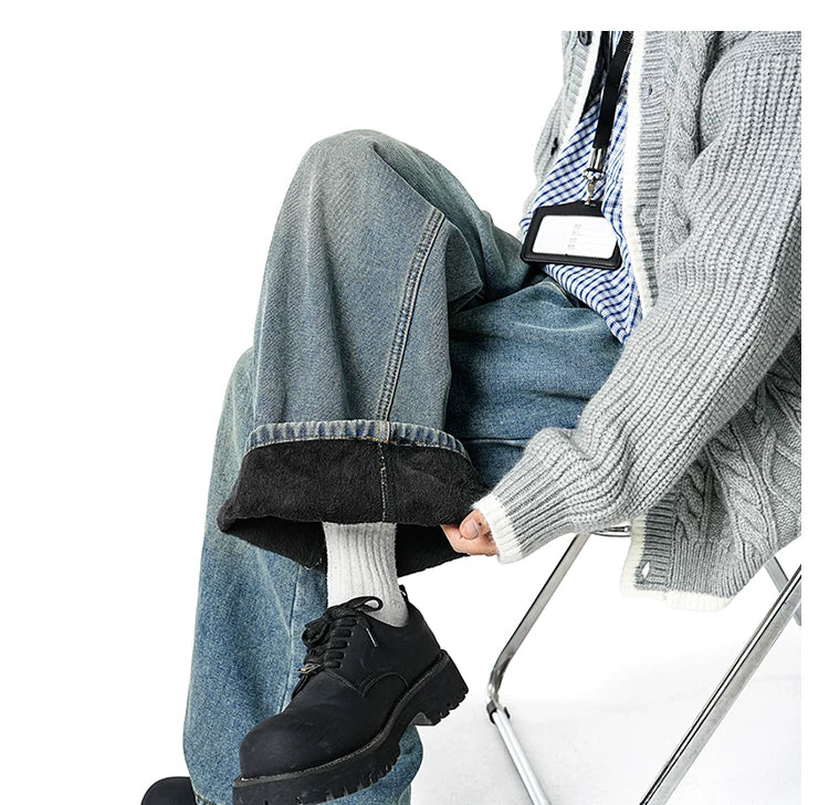 Coal Fade Barrel-Leg Jeans