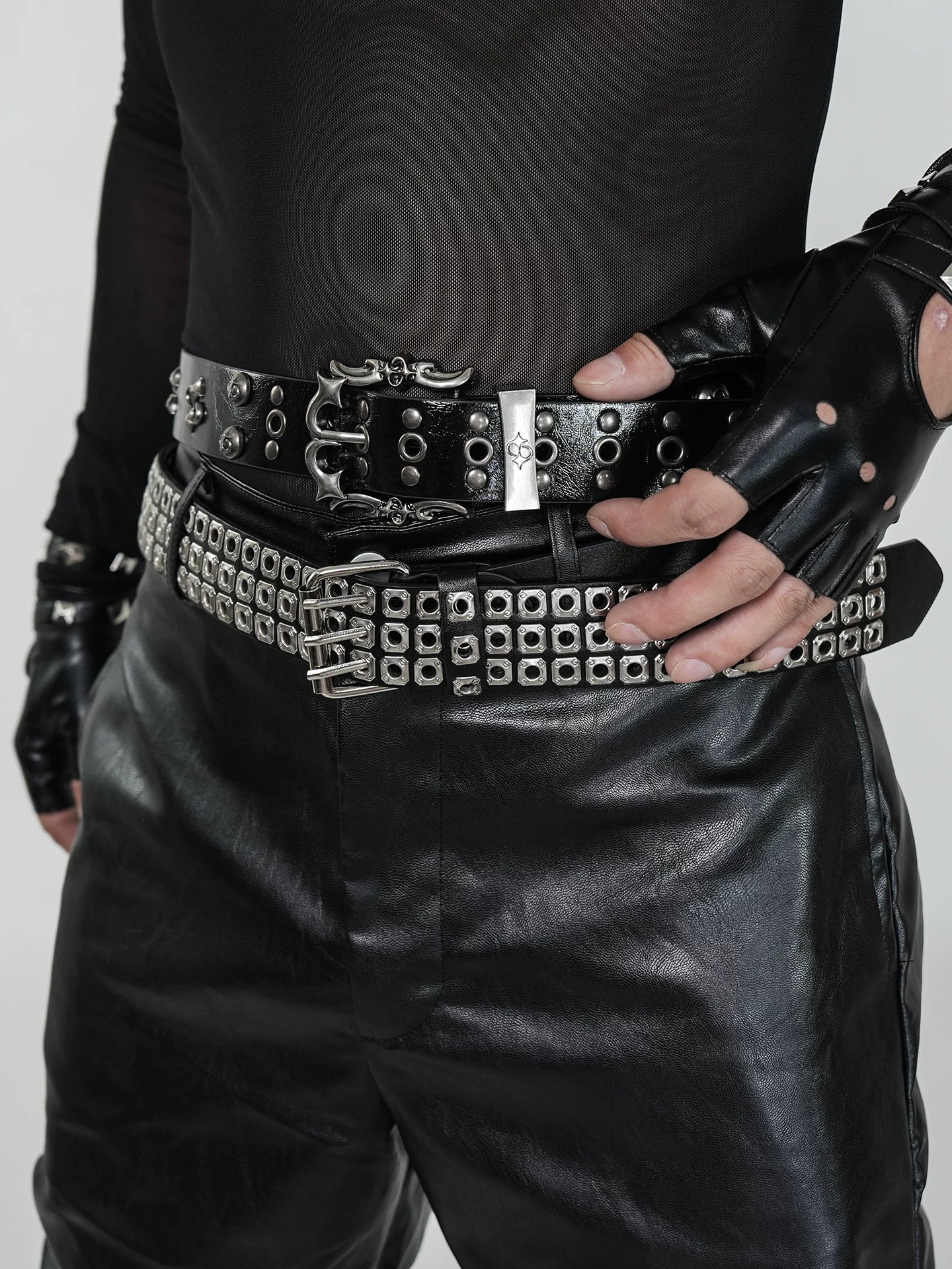 Midnight Riot Studded Belt