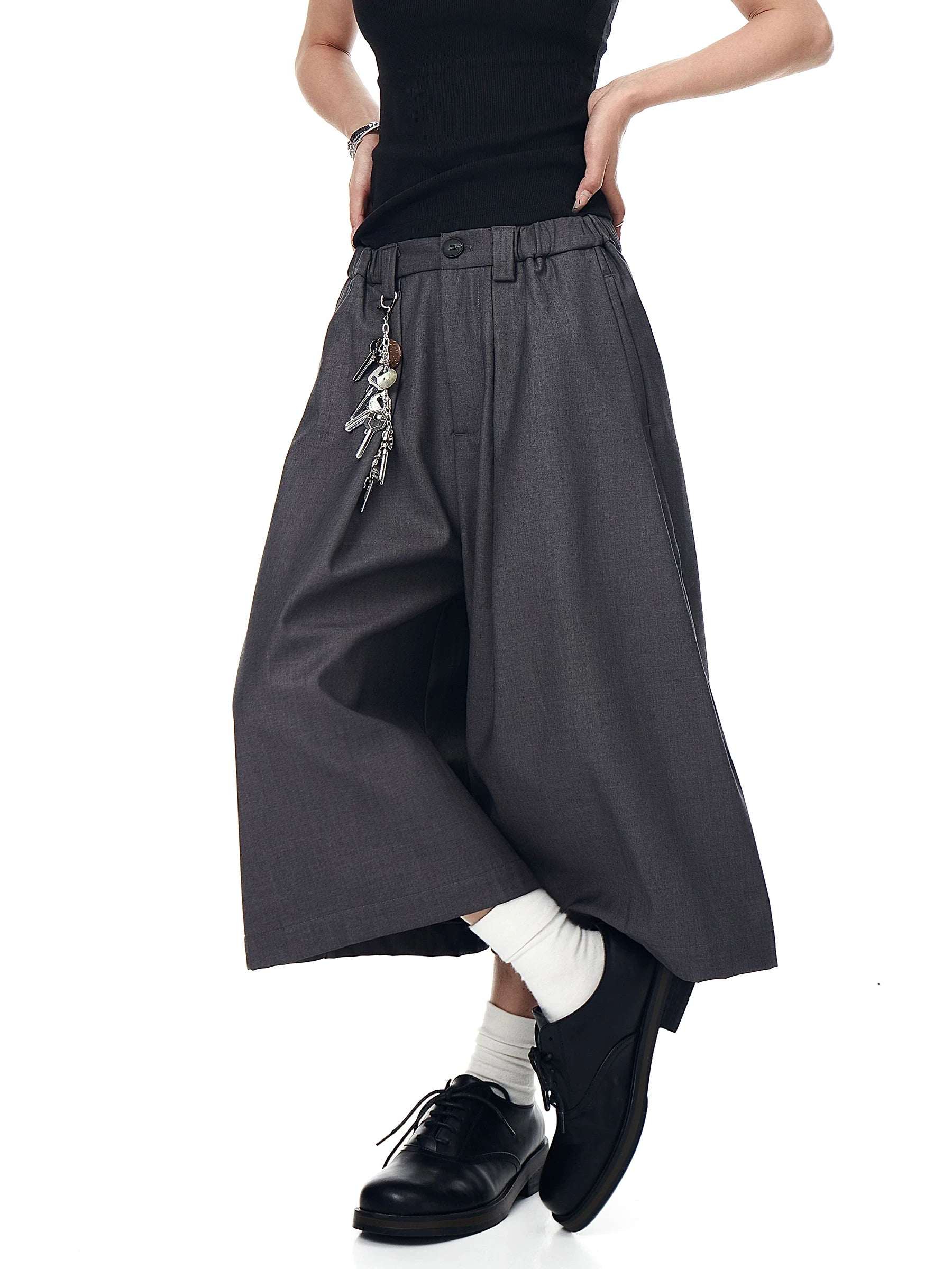 Keyring Pleat Culotte Trousers