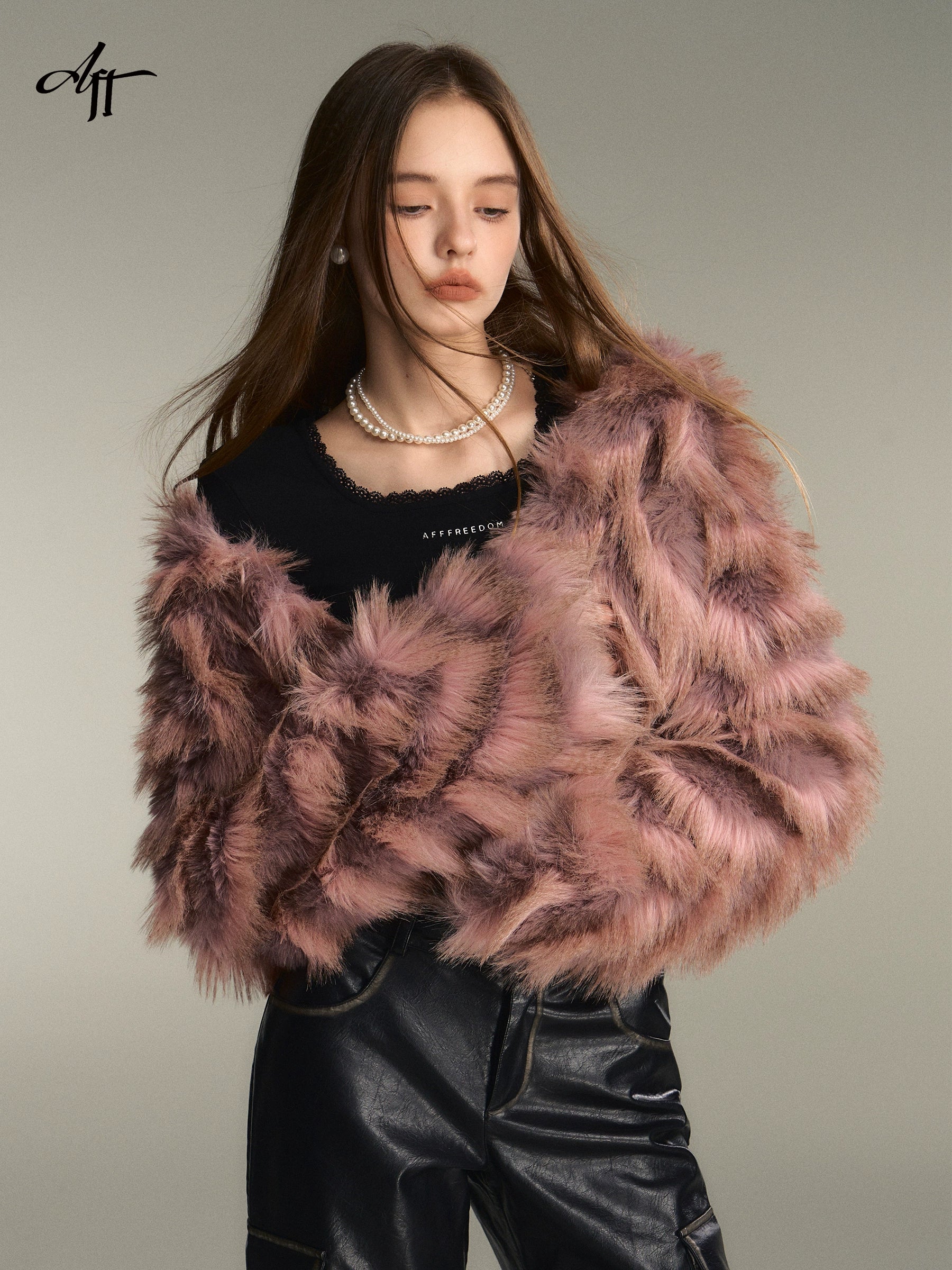 Golden Girl Gradient Eco-Friendly Fur Jacket - chiclara