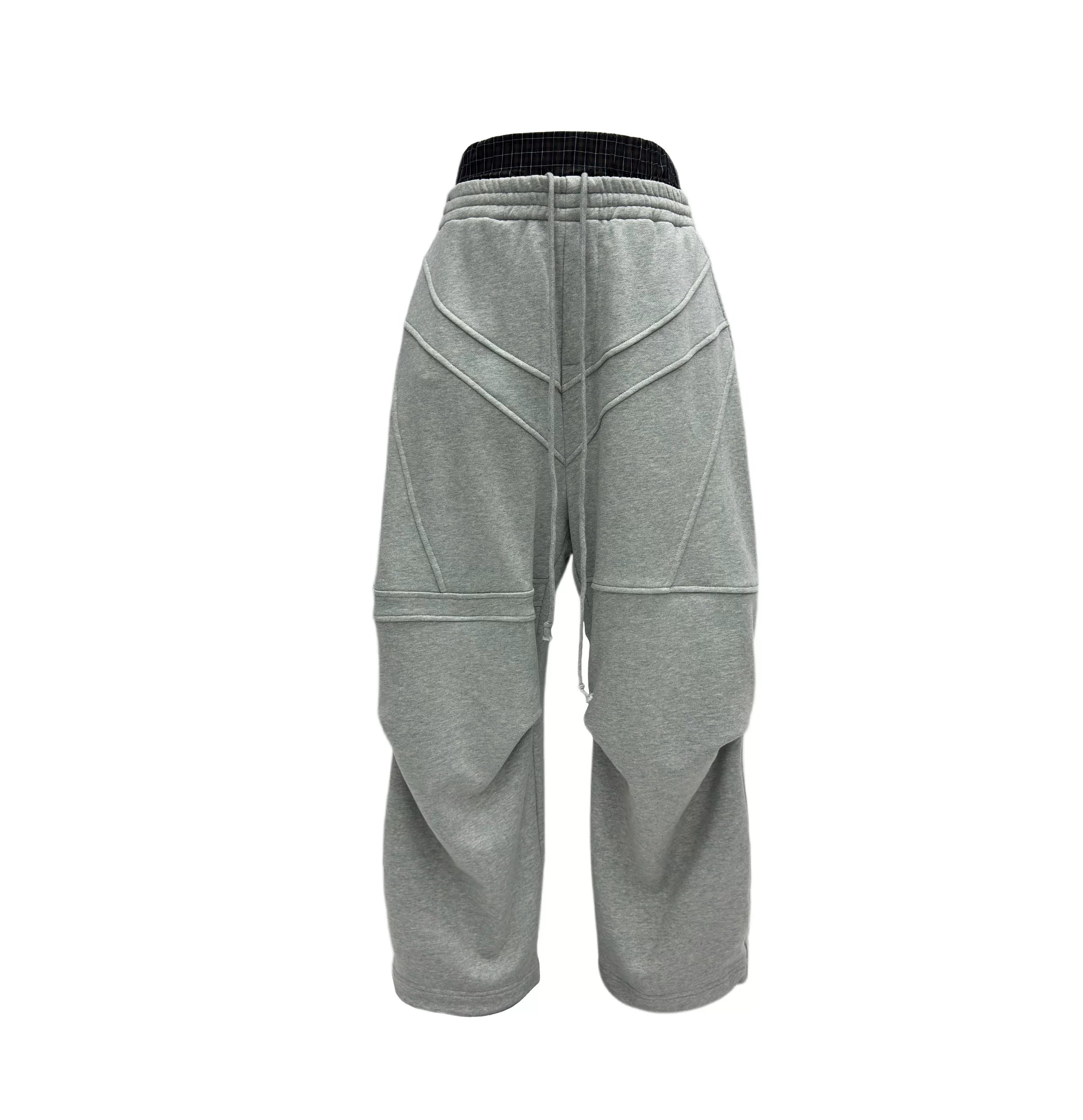 Circuit Paneled Drape Sweatpants