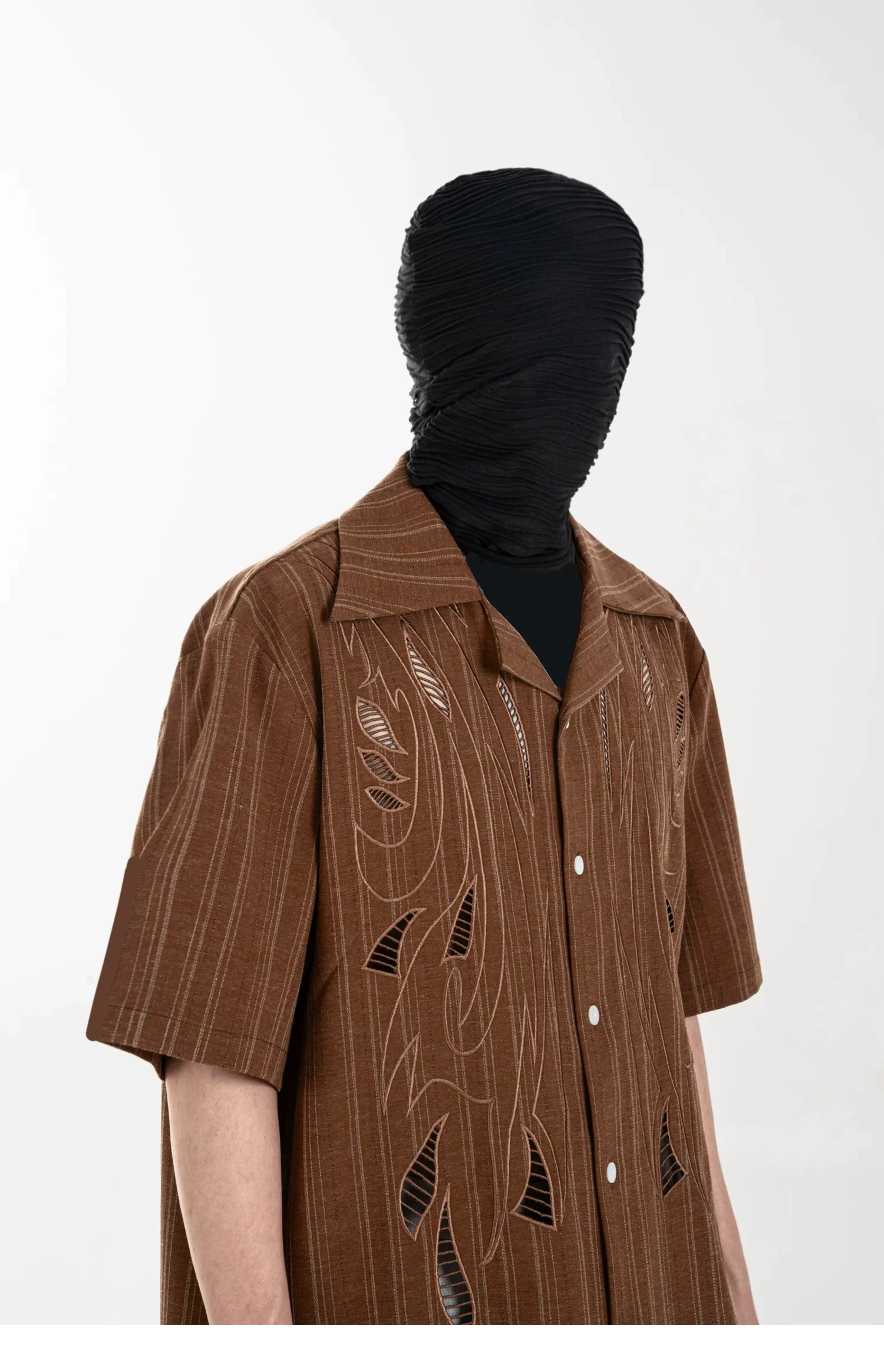 Amber Ember Cutout Camp Shirt