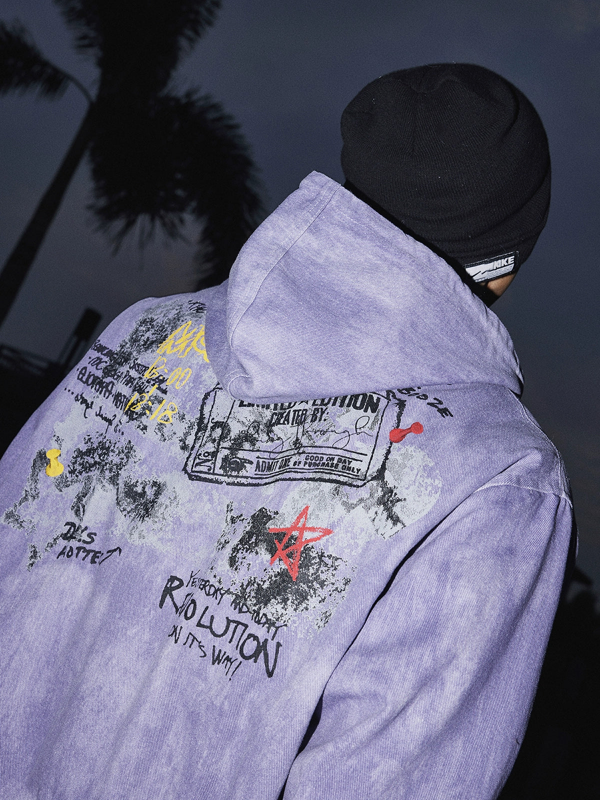 Riot Graffiti Zip Hoodie