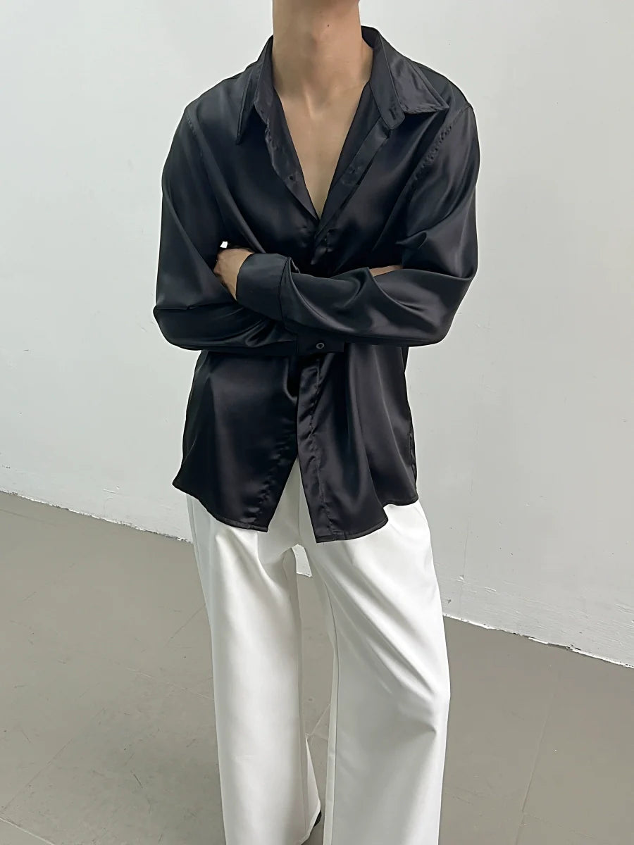 Eclipse Satin Relaxed Shirt