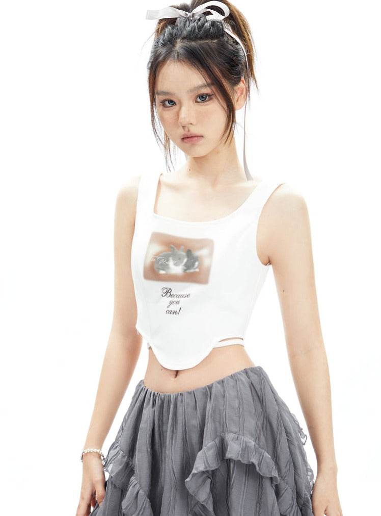 Bunny Motivation Crop Tank