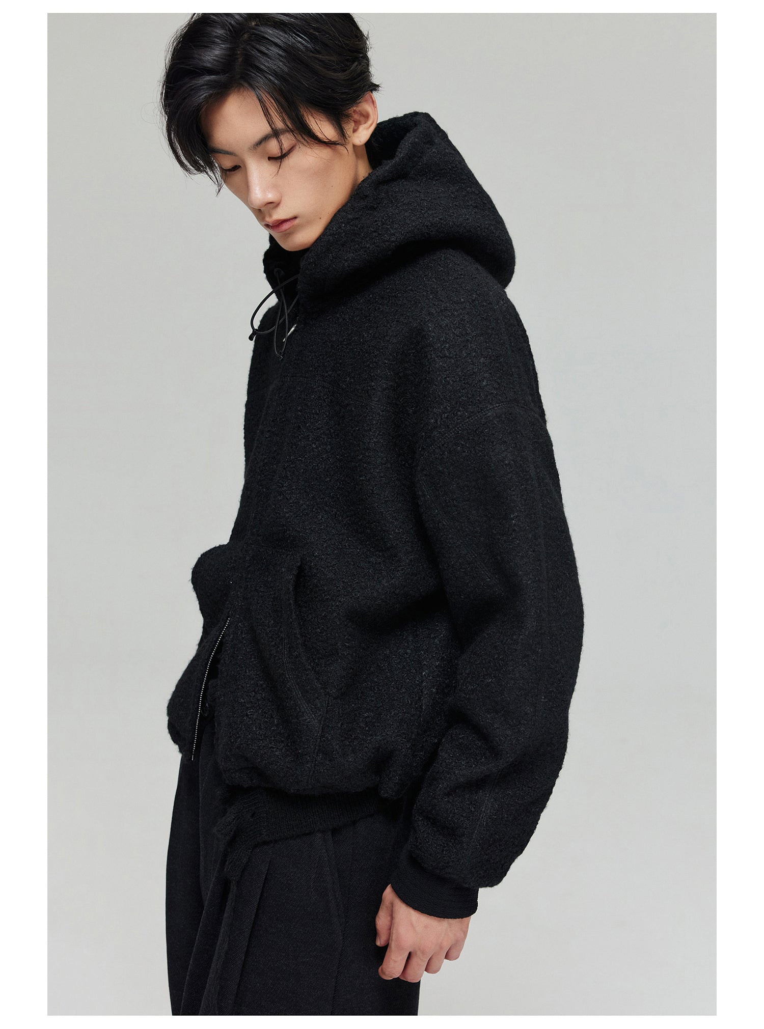 Sherpa Zip-Up Hoodie