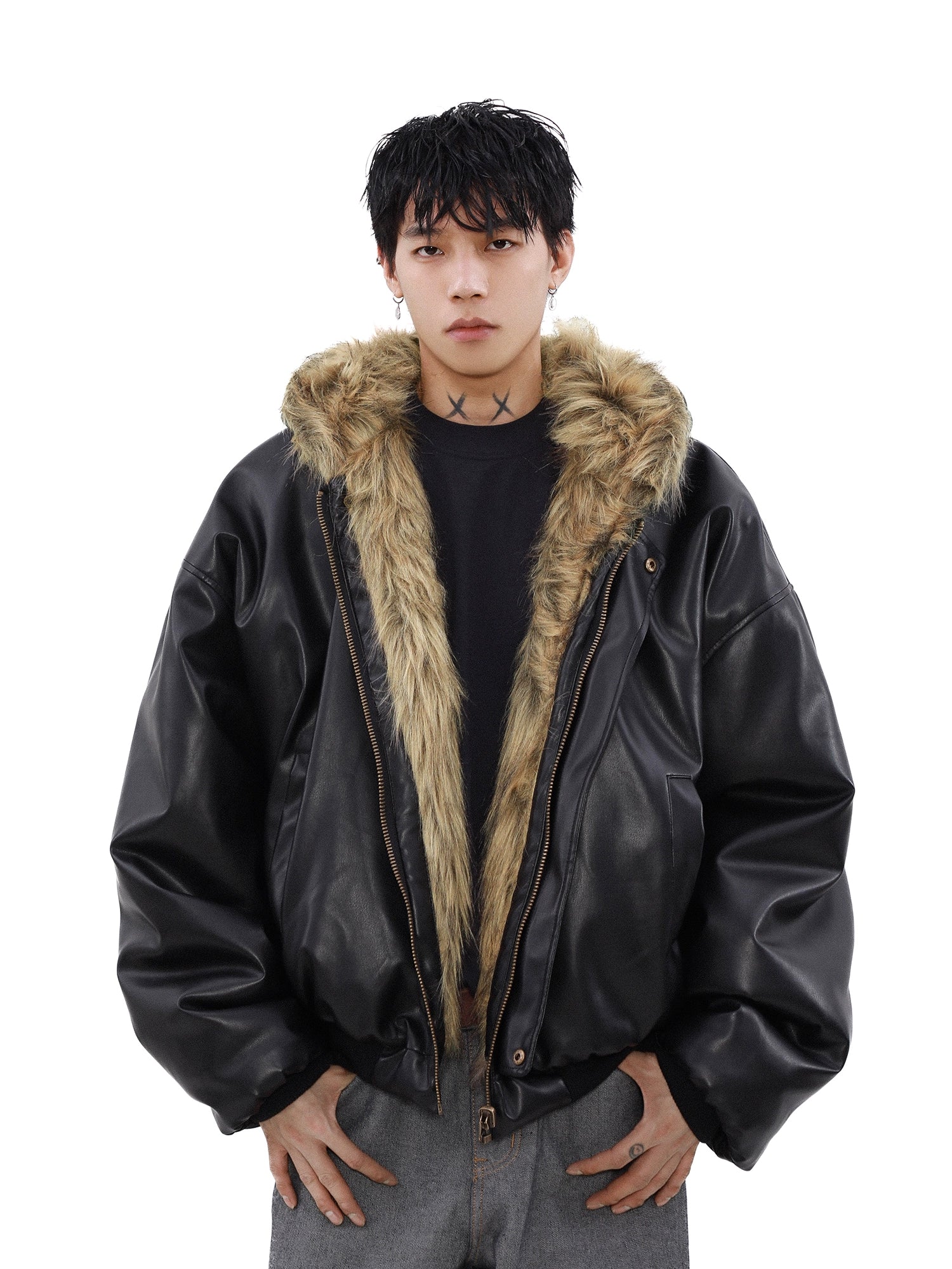 Urban Prowl Faux Fur Bomber