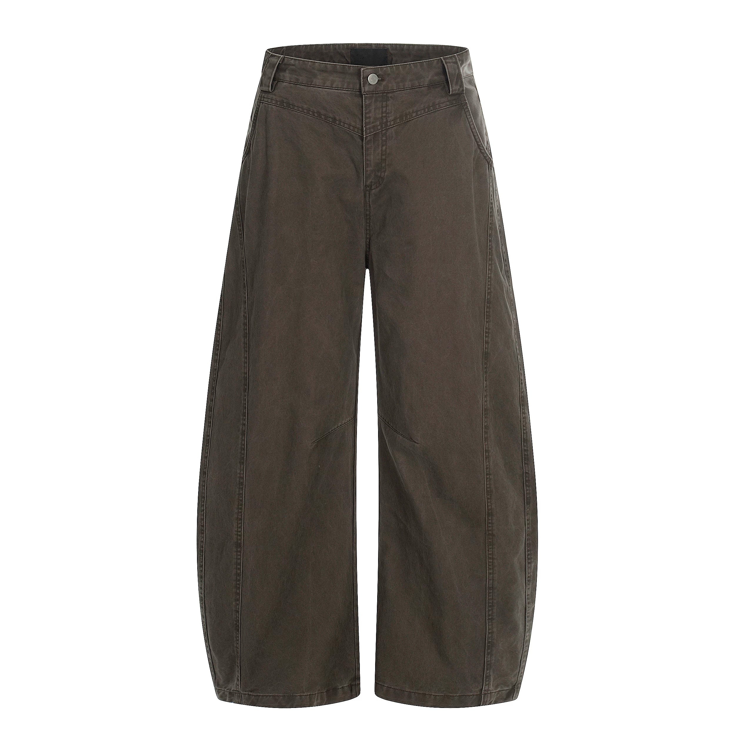 Barrel Wide-Leg Chino Pants