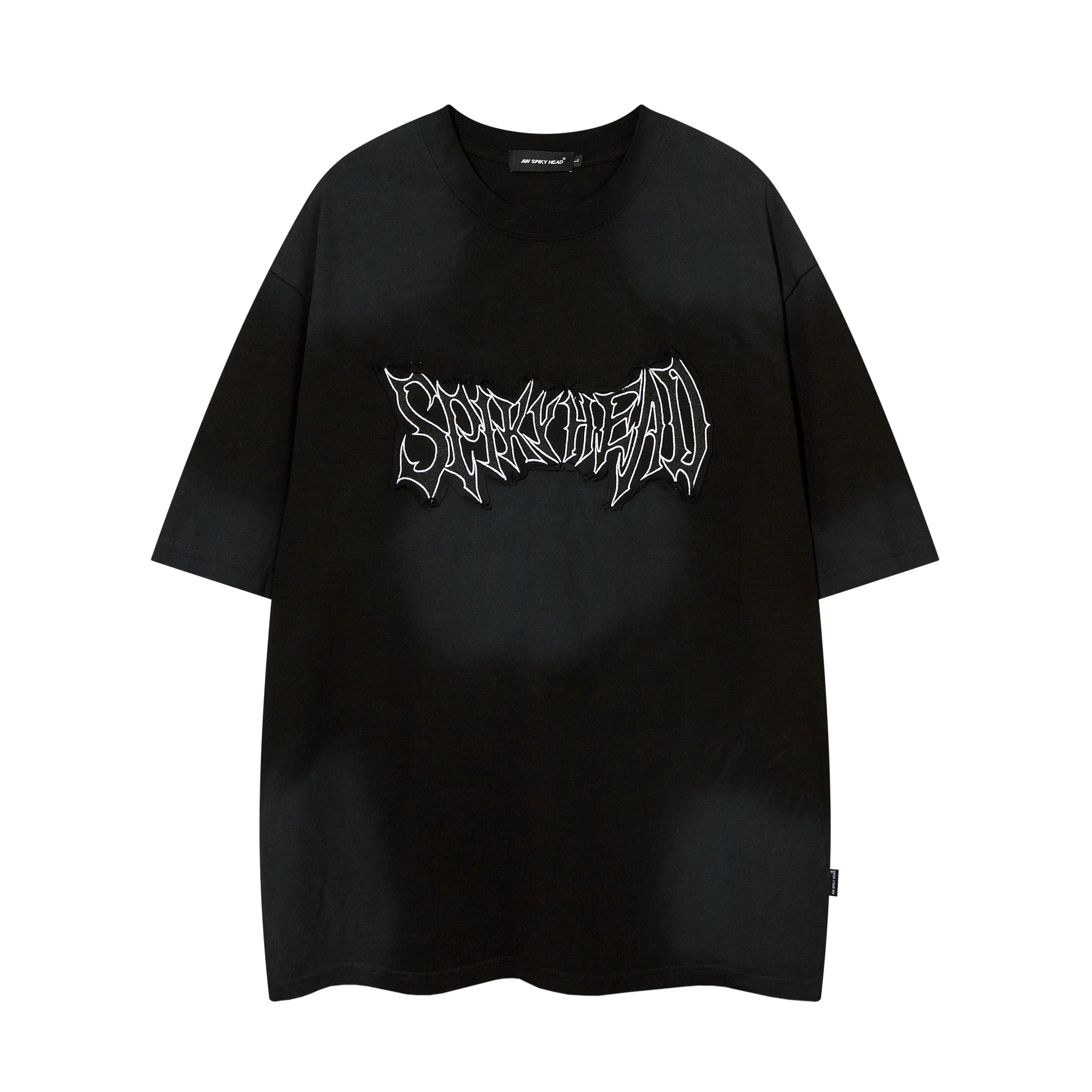 Men's Graphic Letter-Print Washed Short-Sleeve Tee
