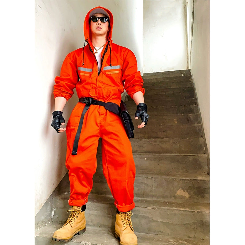 High Visibility Safety Jumpsuit