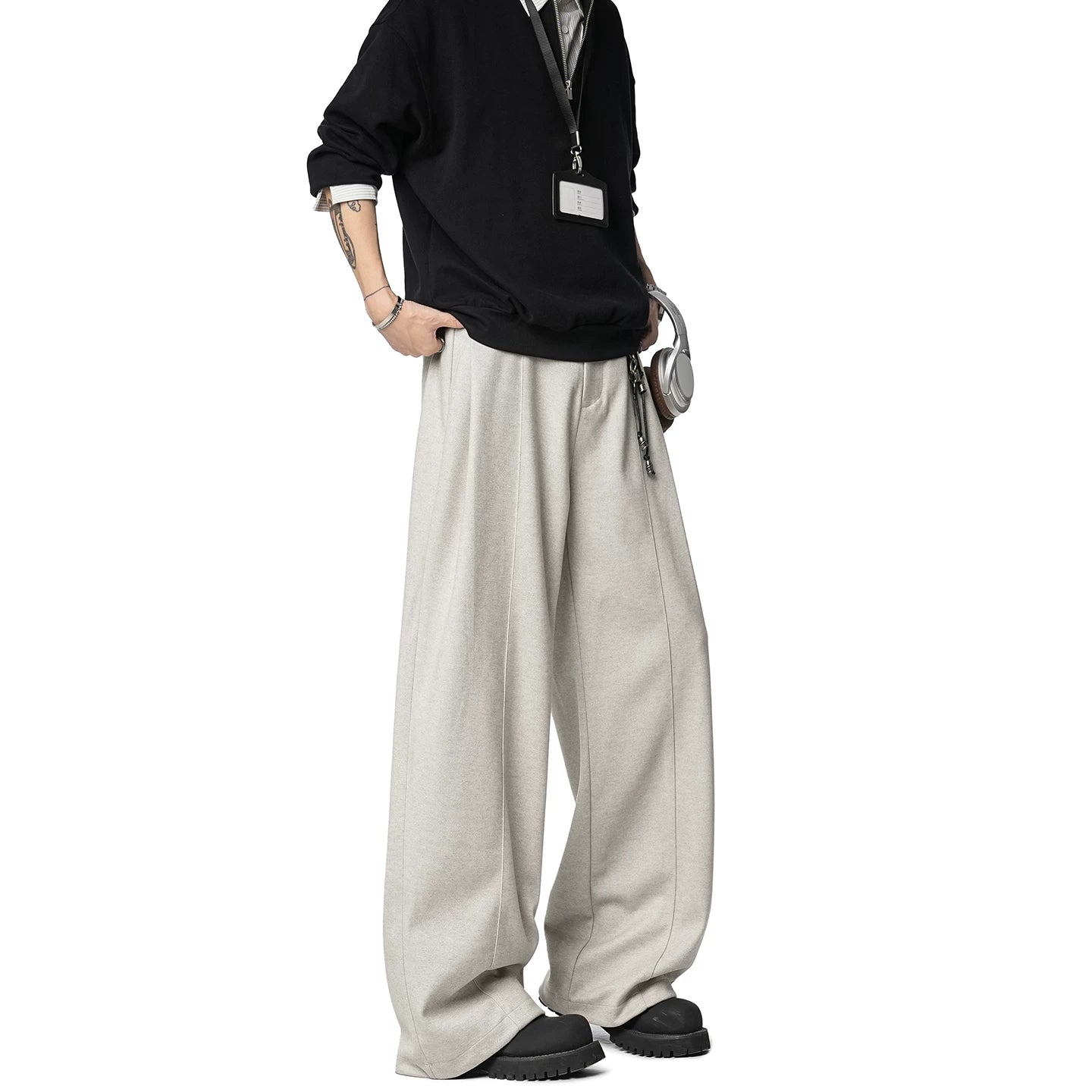 Cafe Scholar Woolwide Trousers