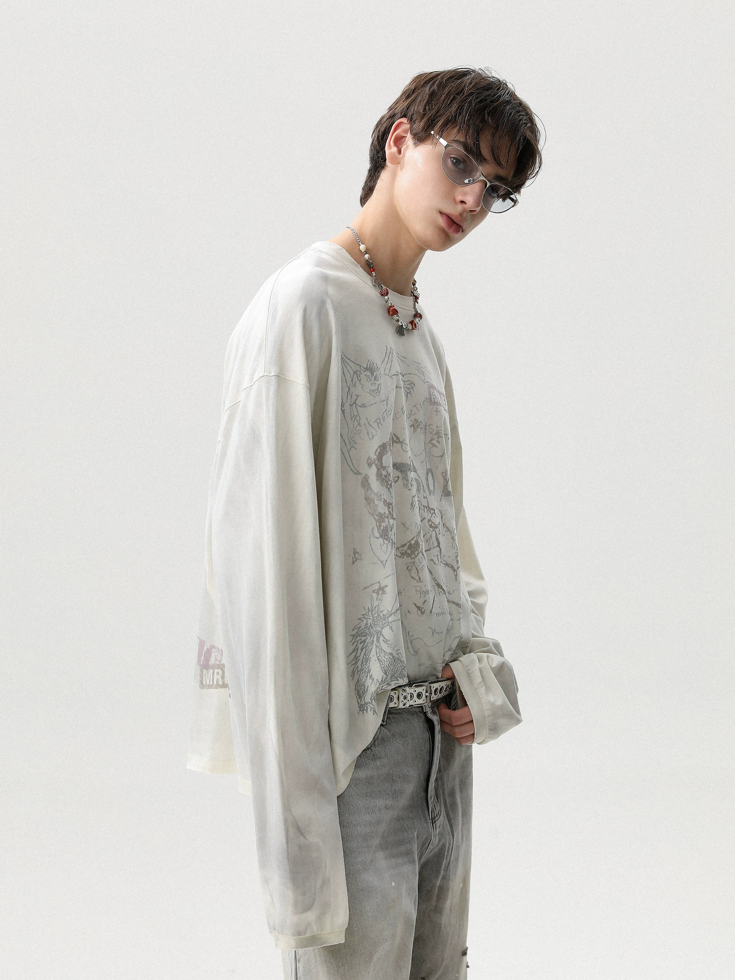 Mythic Map Sketch Long Sleeve