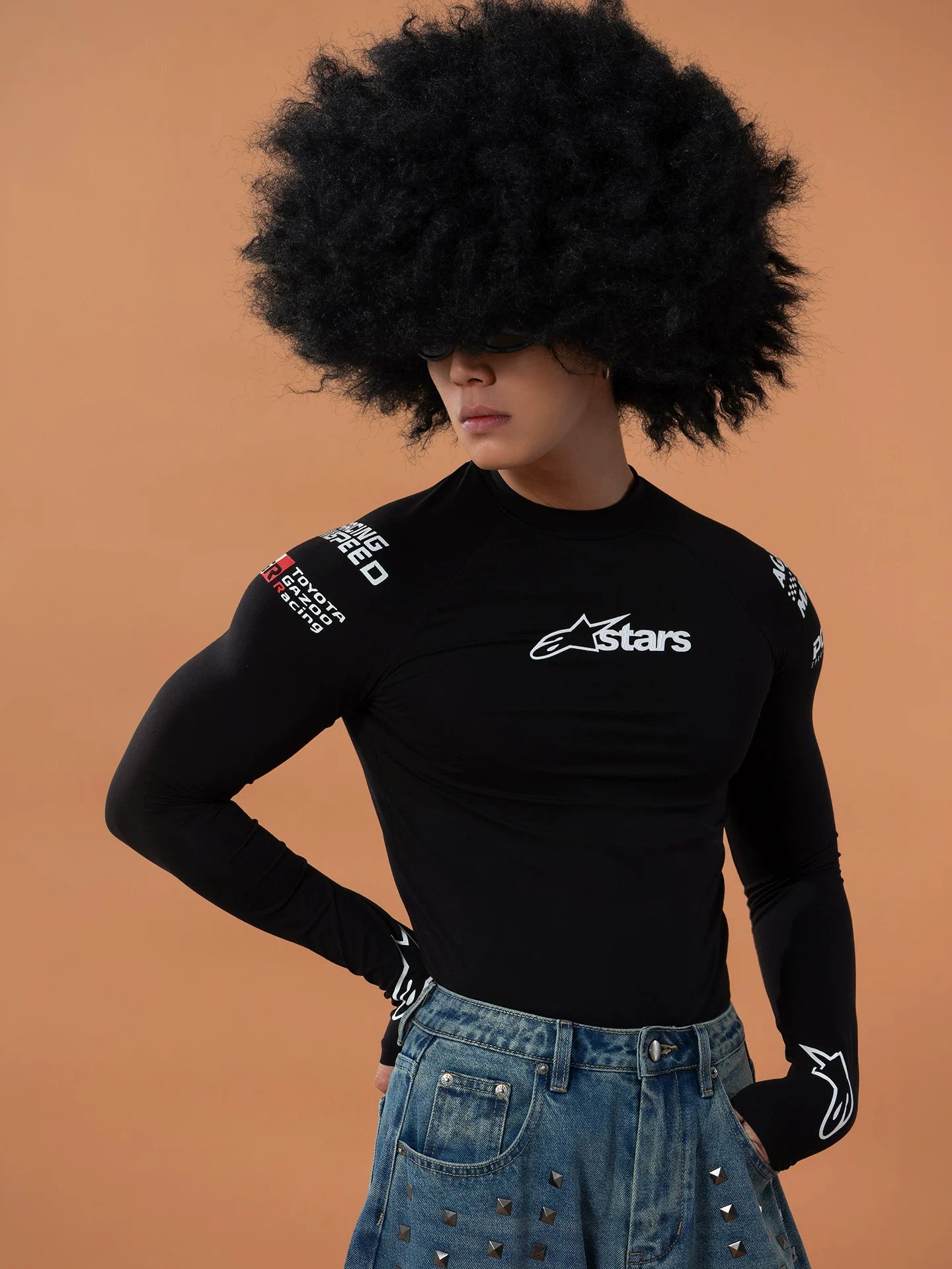 Speed Circuit Logo Racer Top