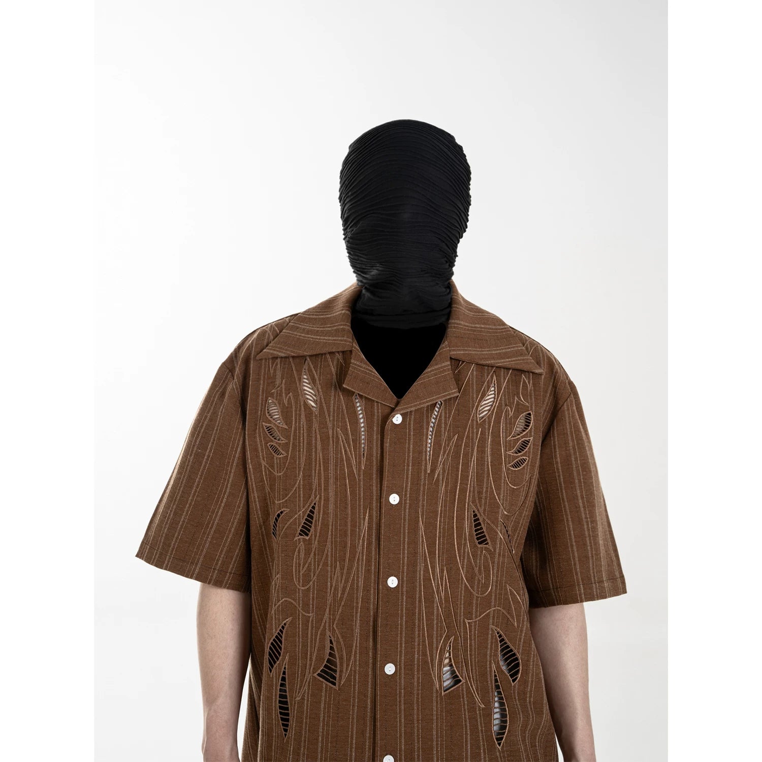 Amber Ember Cutout Camp Shirt
