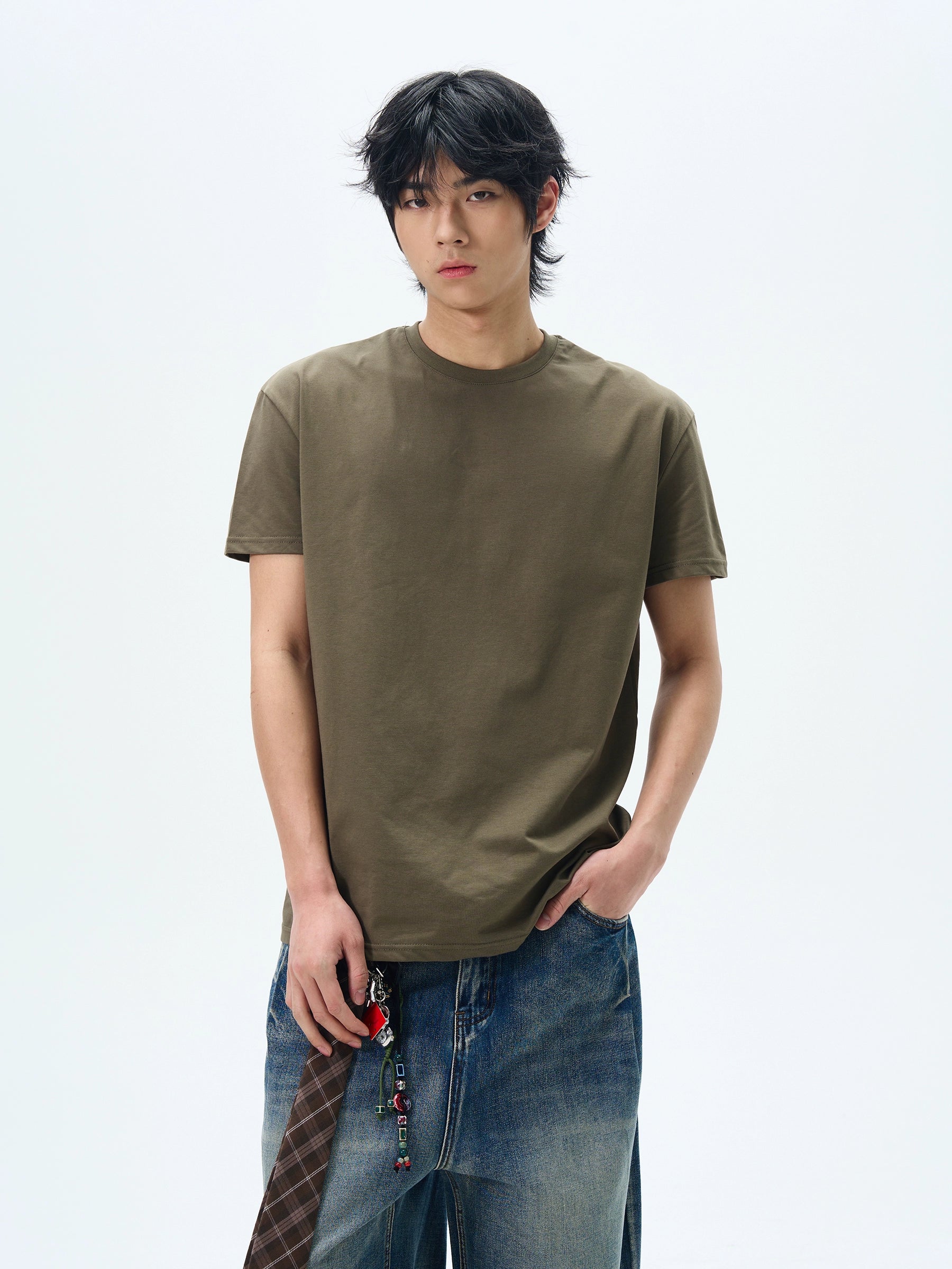 Classic Minimalist Crew Neck T-Shirt