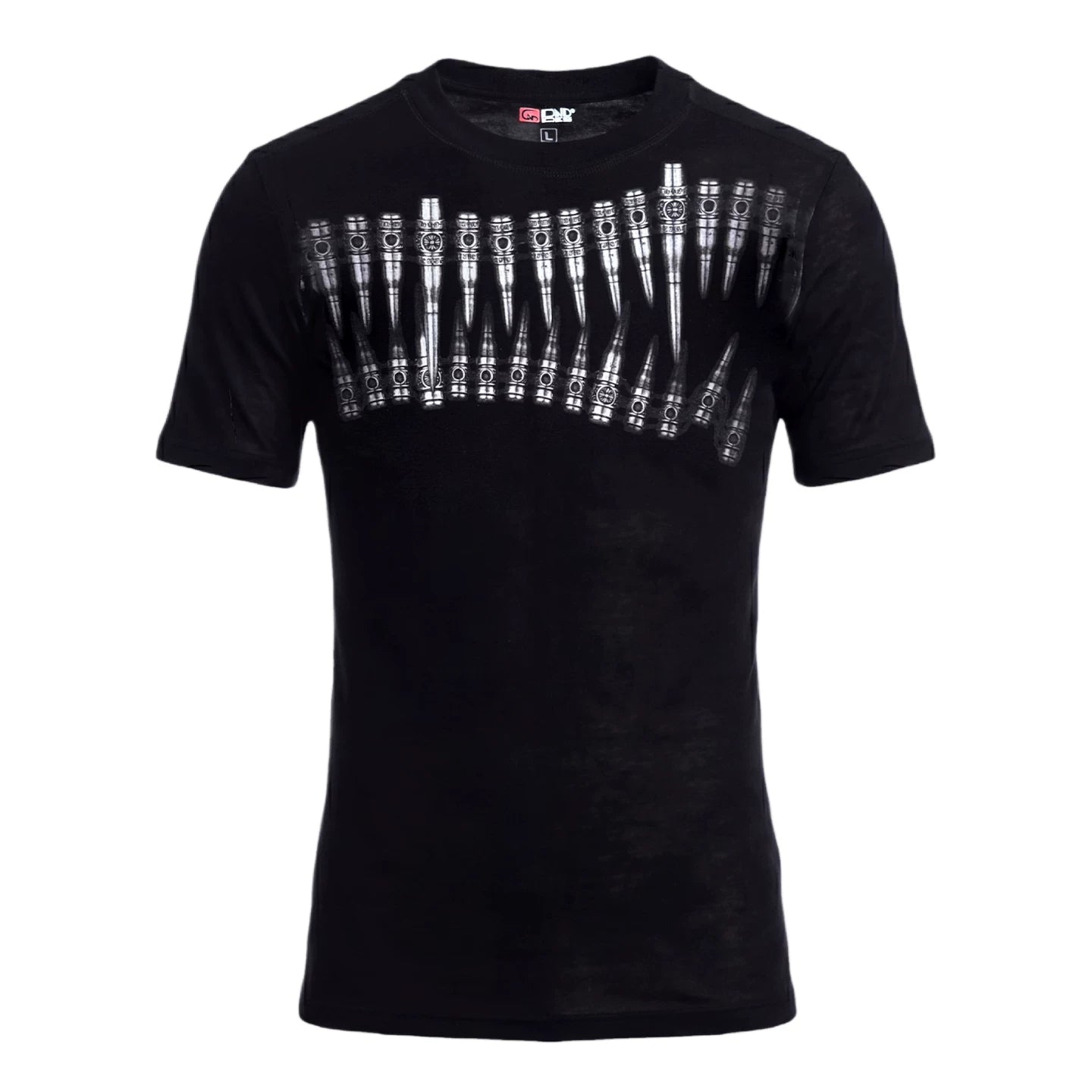 Graphic Teeth Print Slim Fit T-Shirt