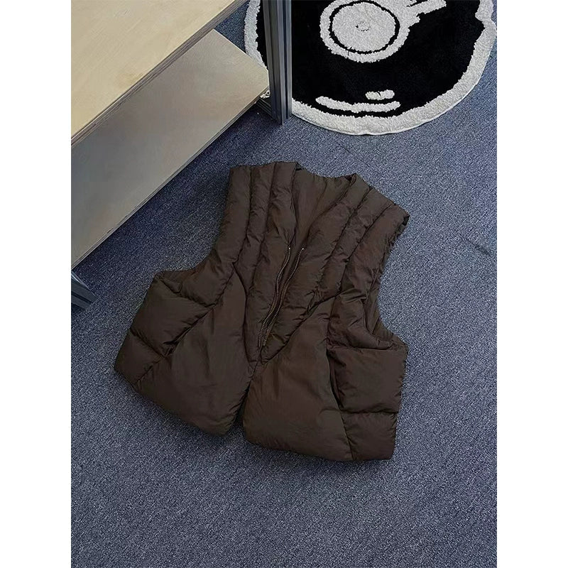 Midnight Cloud Quilted Puffer Vest