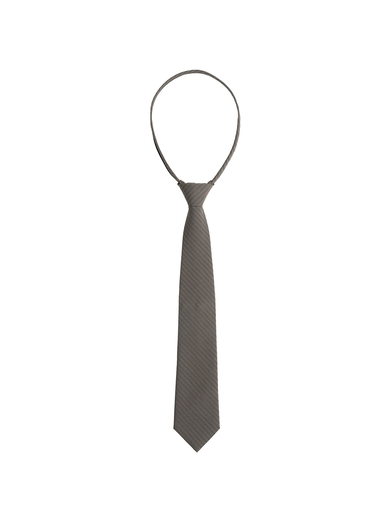 Classic Grey Striped Tie
