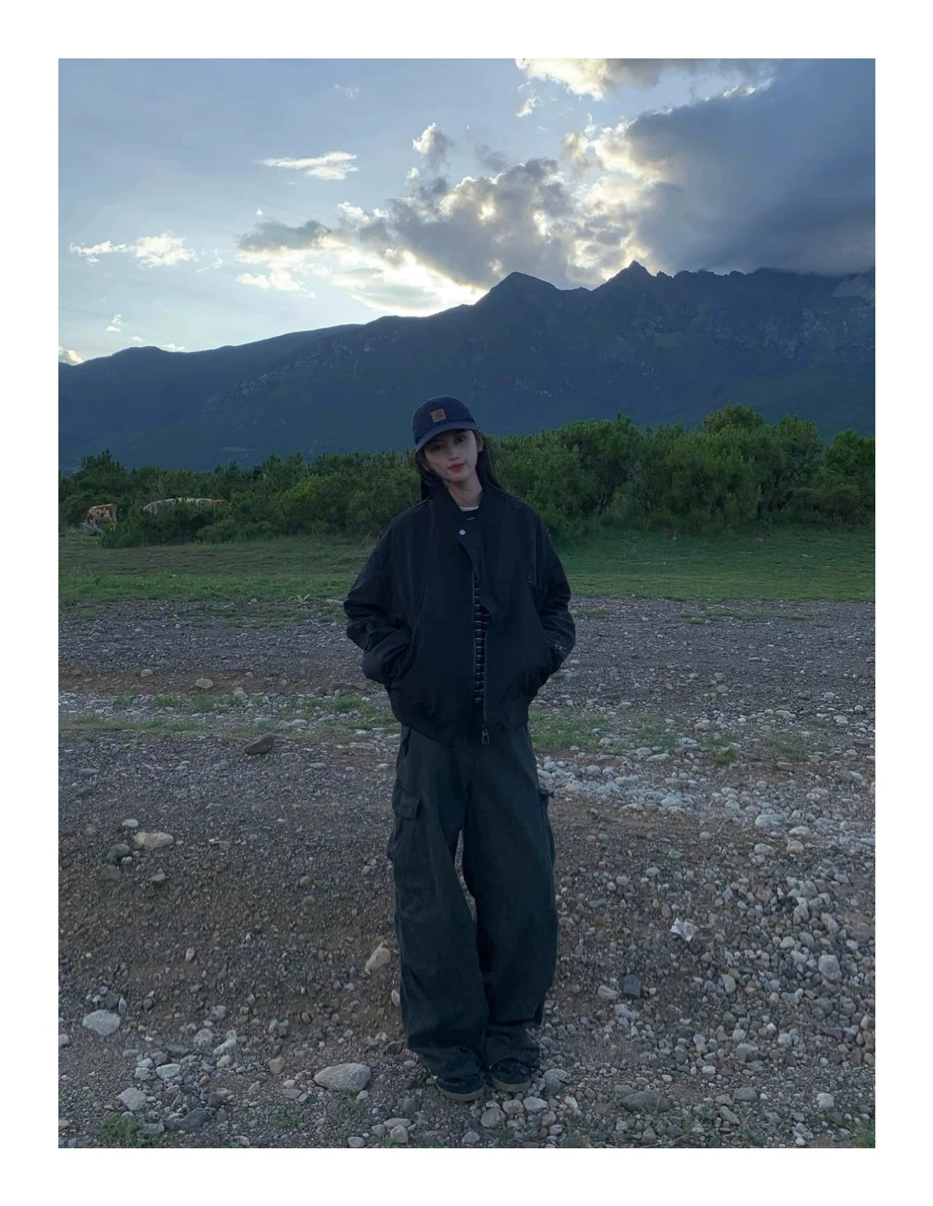 Matte Zip-Up Flight Jacket