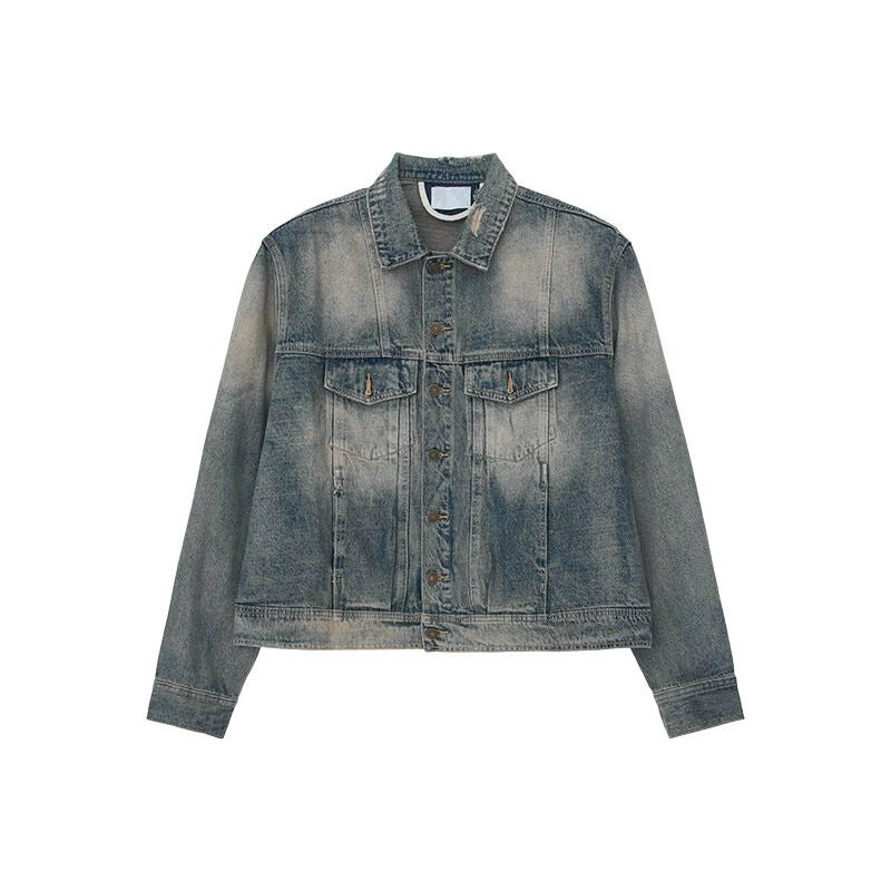 Distressed Vintage Wash Denim Set