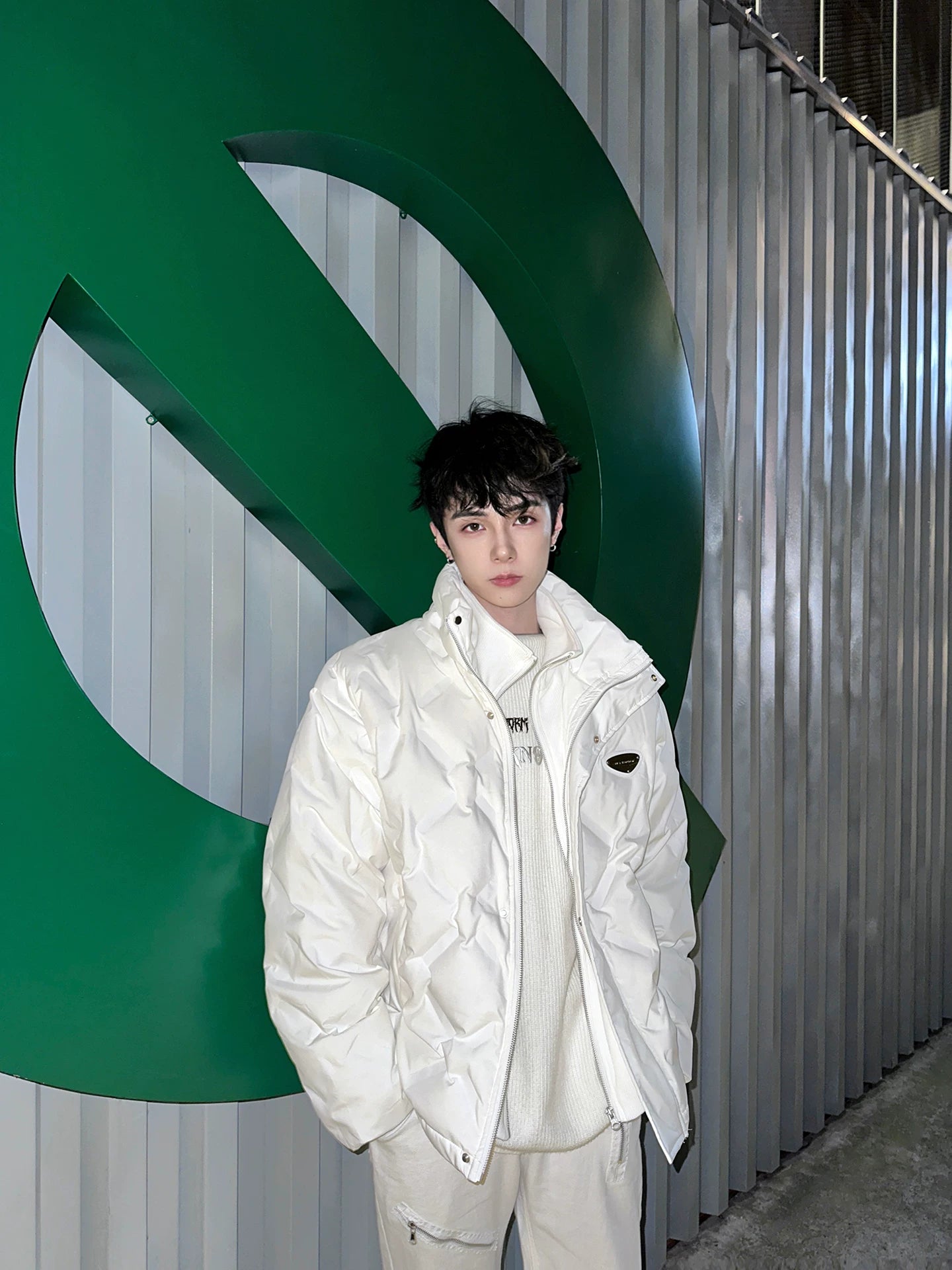 Arctic Prism Quilted Puffer Jacket