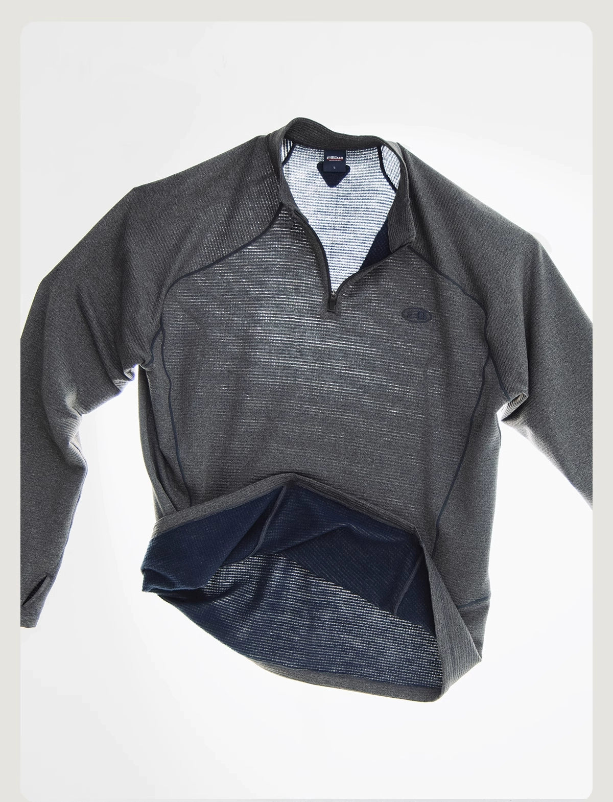 Wool Thermal Stand-Collar T-shirt