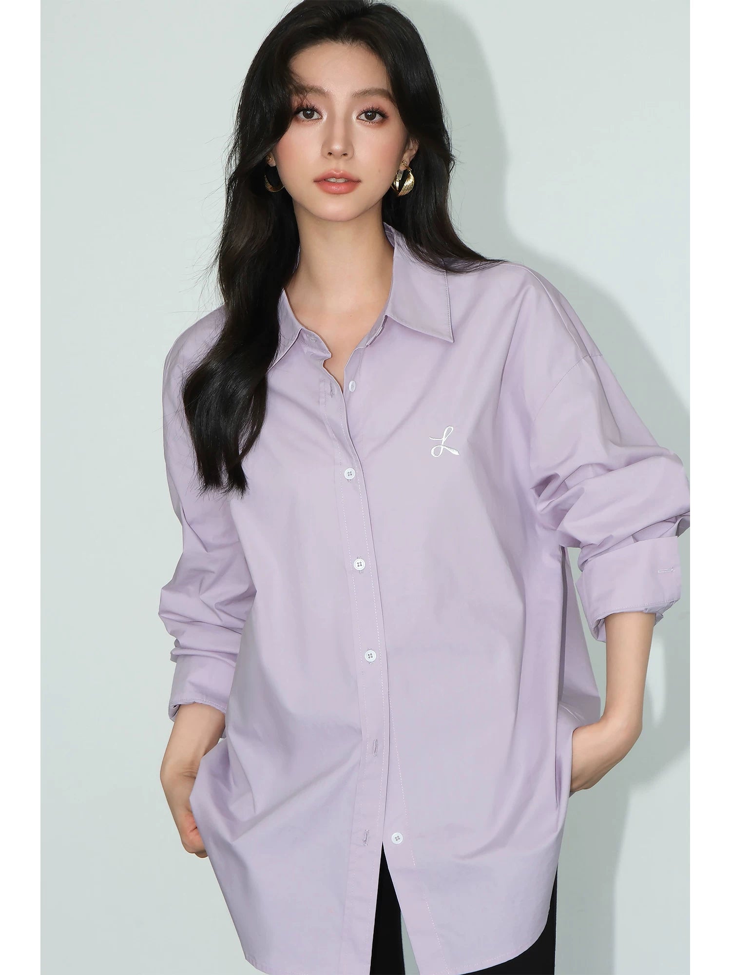 Relaxed Drift Oversized Button Shirt