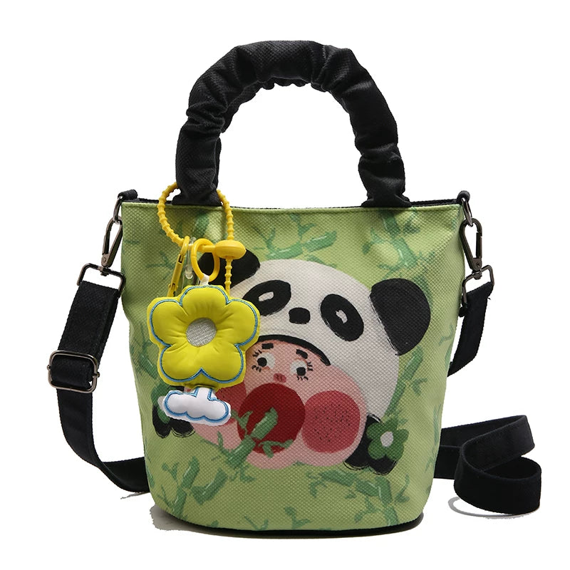 Giggles & Bows Cartoon Tote