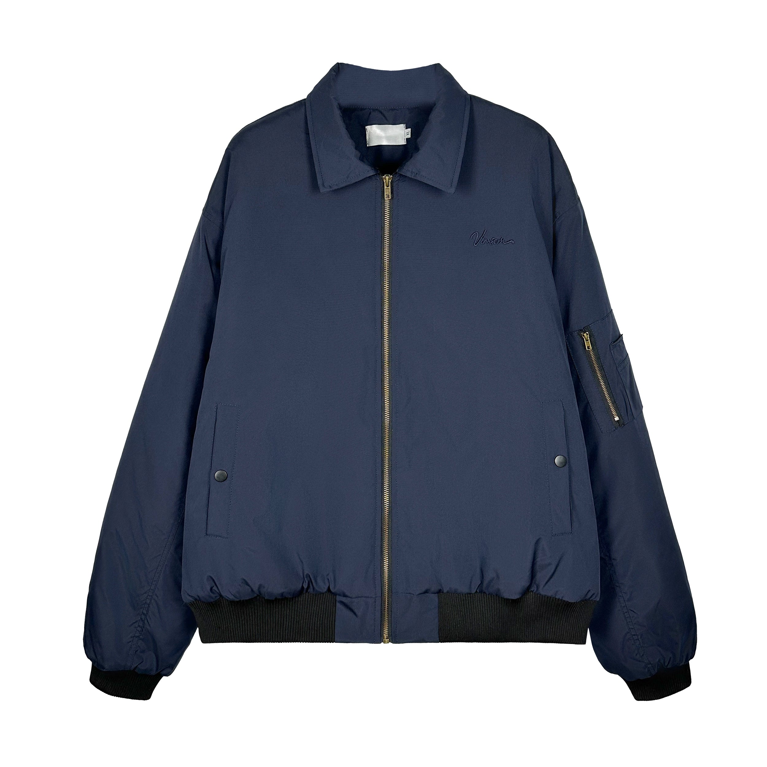 Harborline Ember Zip Bomber Jacket