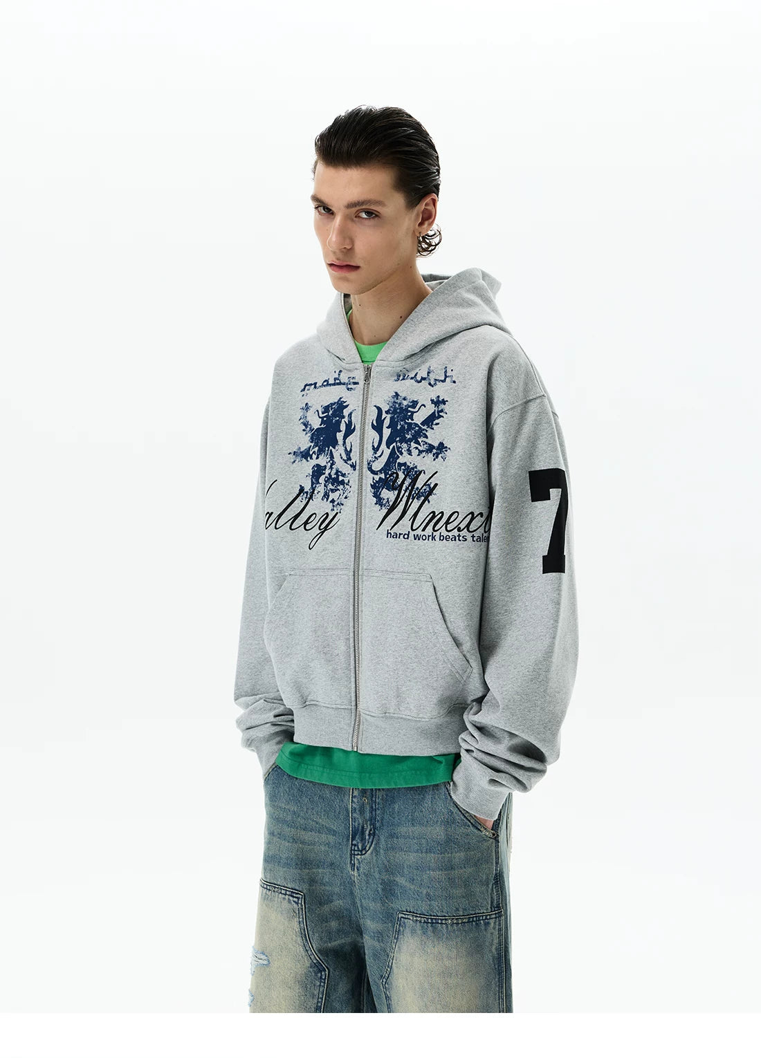 Valley Mines Crest Zip Hoodie