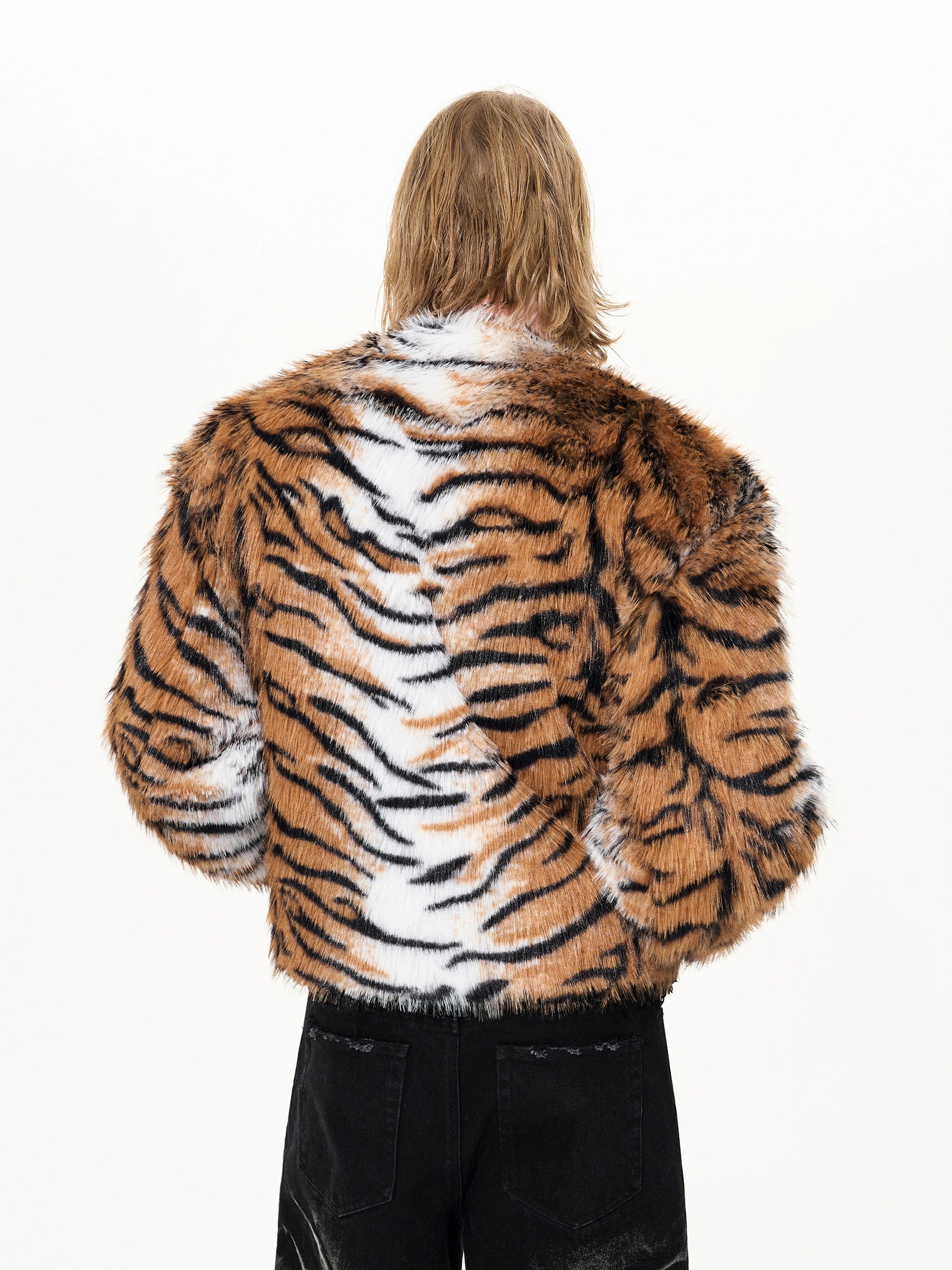 Cyber Striped Tiger Armor Jacket